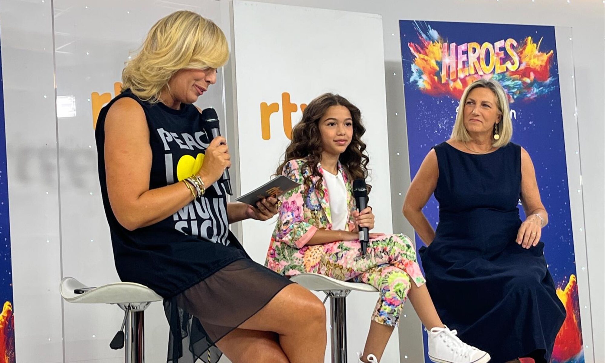 María Eizaguirre, Sandra Valero y Ana María Bordas