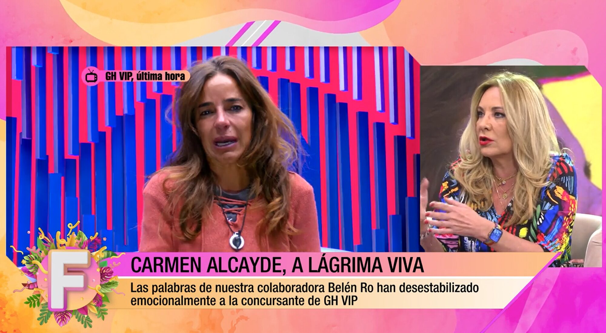 Belén Rodríguez responde a las declaraciones de Carmen Alcayde en su contra en 'GH VIP 8'