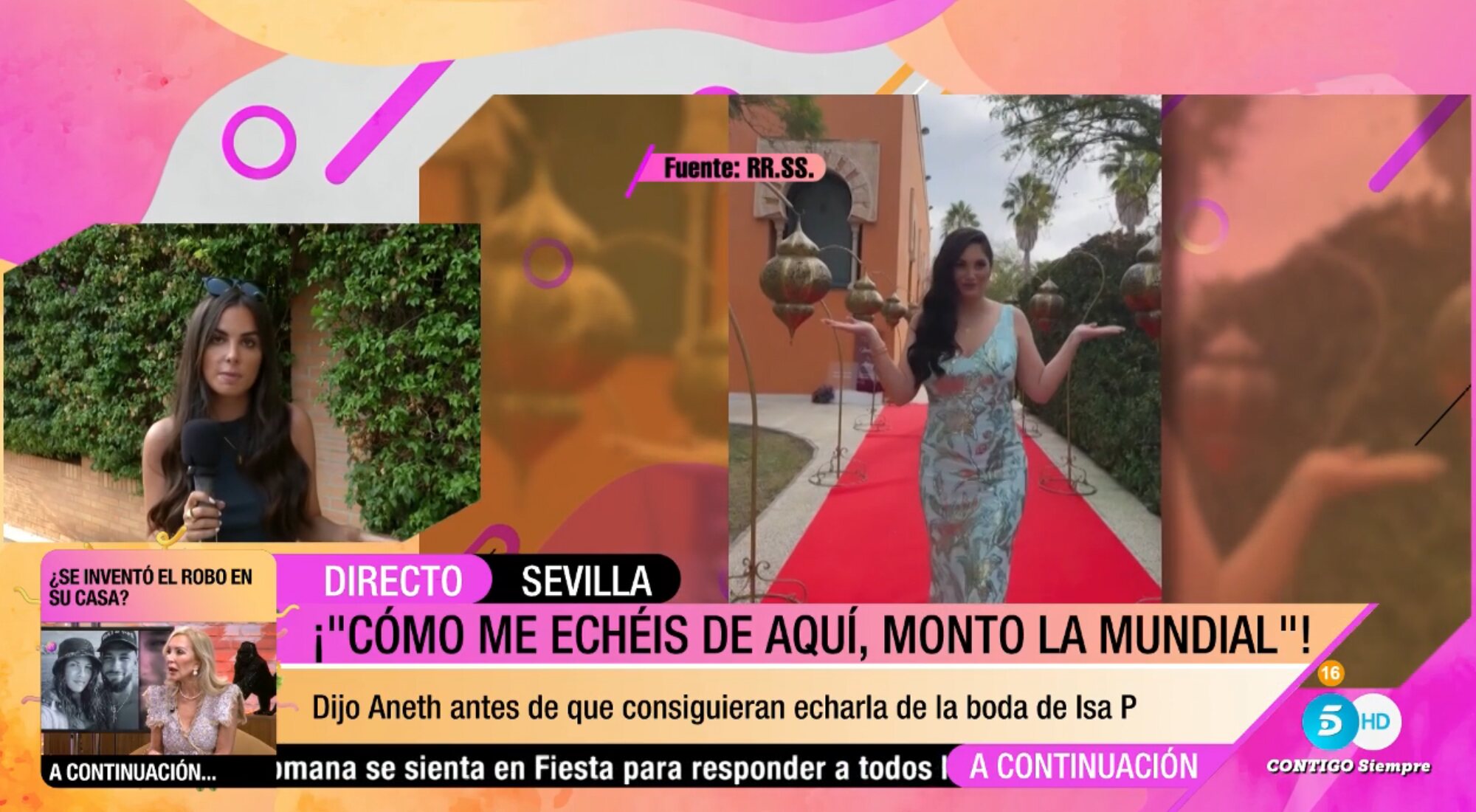 Alexia Rivas habla del episodio con Aneth en 'Fiesta'