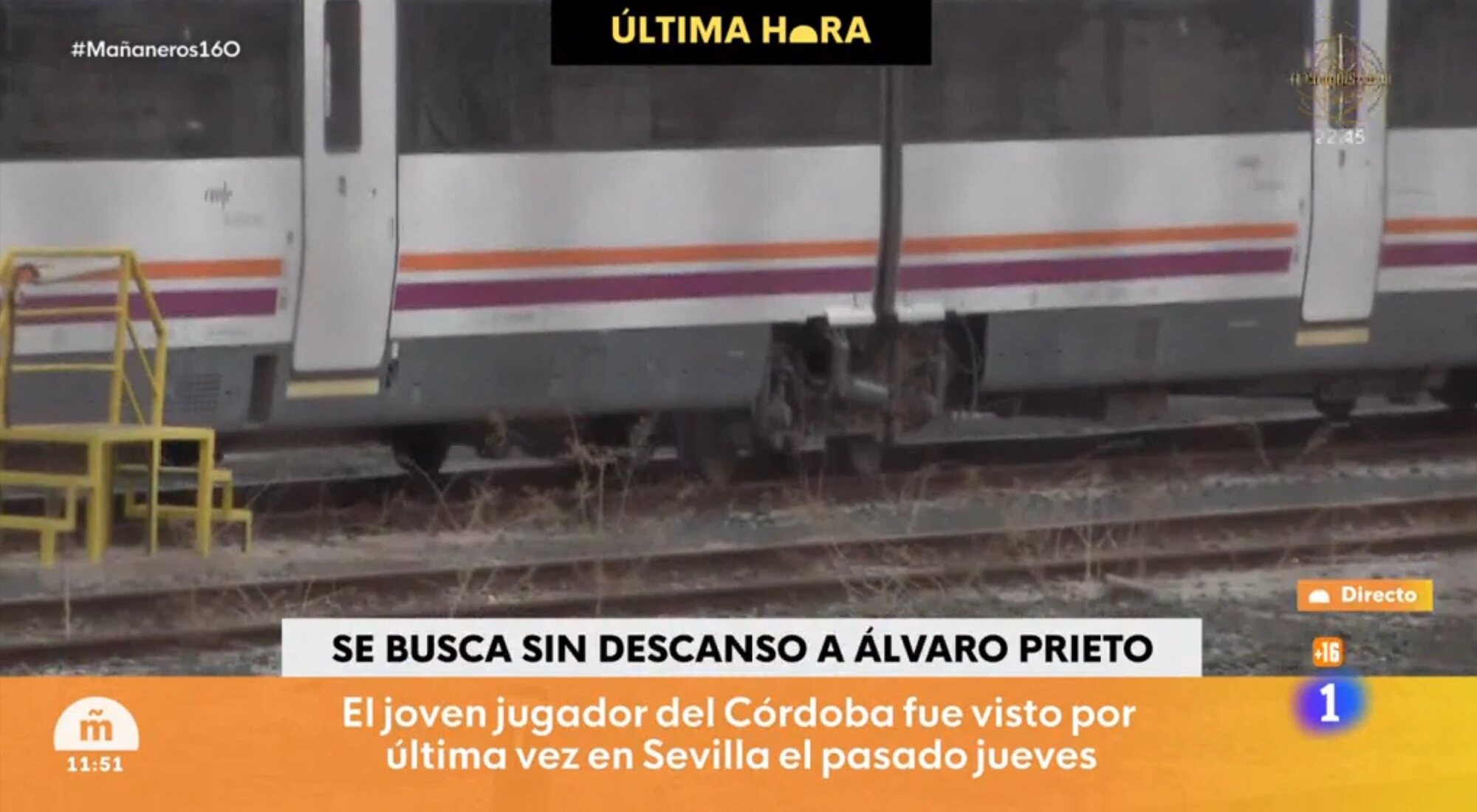 'Mañaneros' muestra el tren donde presuntamente se encontraría el cadáver de Álvaro Prieto