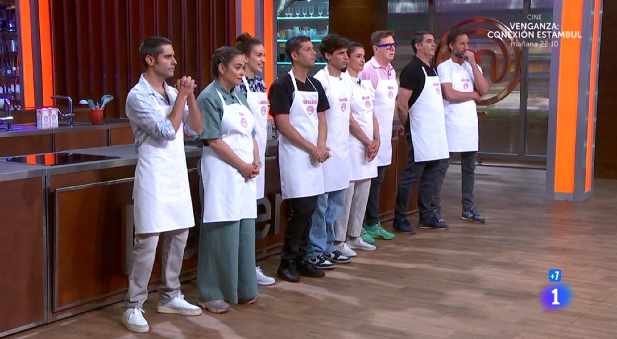 Los aspirantes de 'MasterChef Celebrity 8' en el séptimo programa