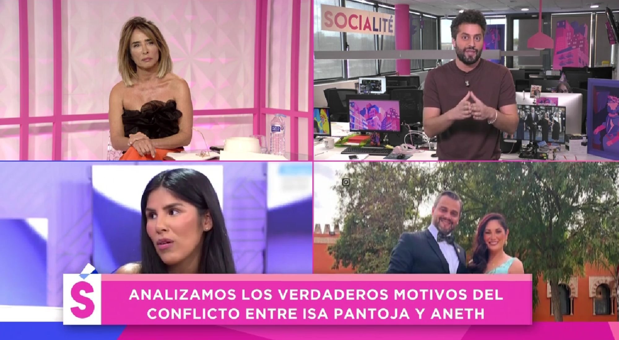 María Patiño y Javier de Hoyos en 'Socialité'