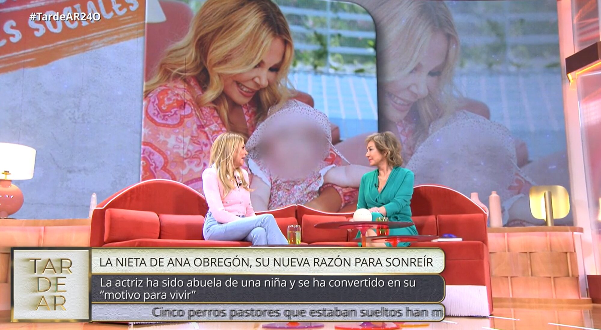 Ana Obregón habla de su hija-nieta en 'TardeAR' con Ana Rosa Quintana