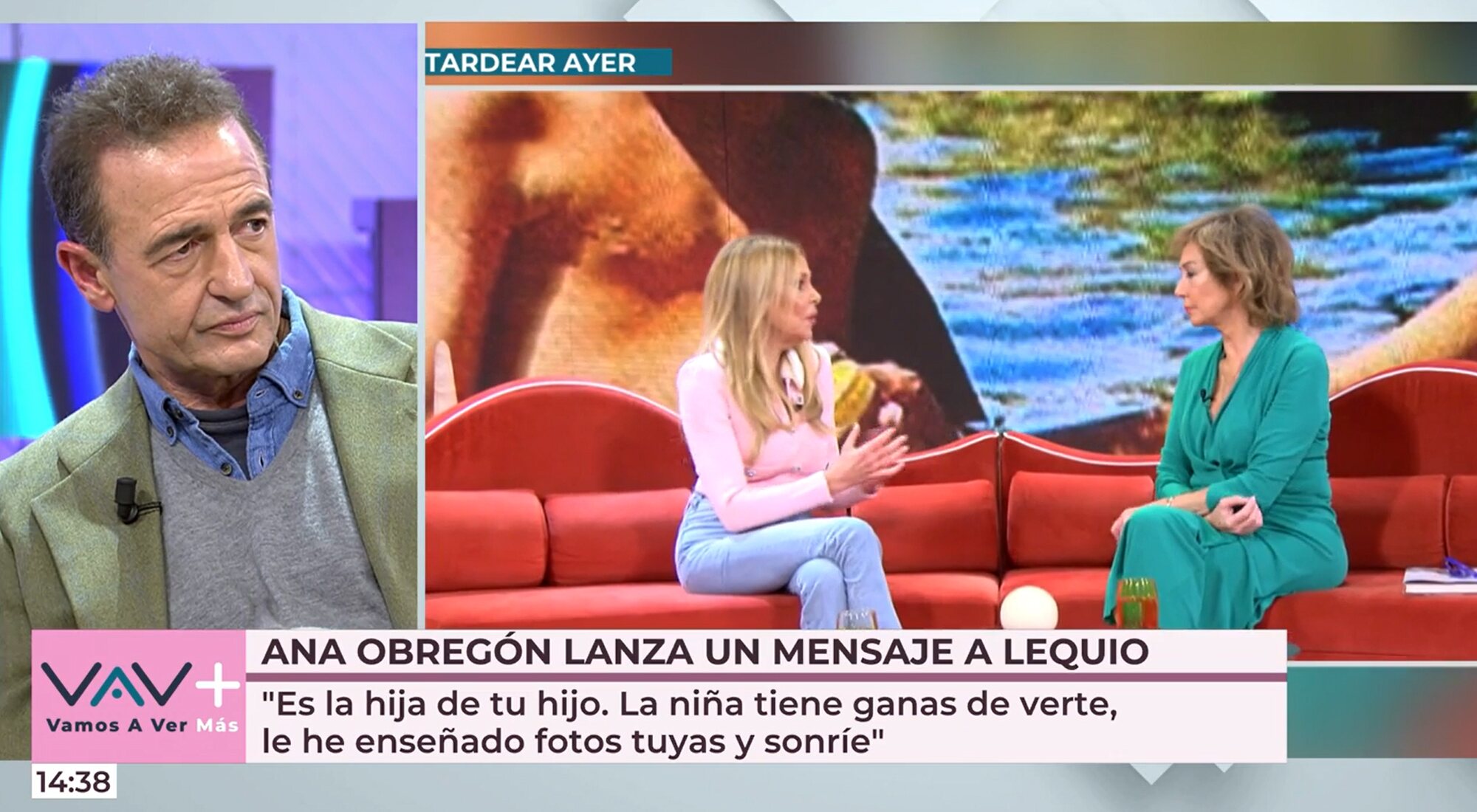 Alessandro Lecquio repasa las declaraciones de Ana Obregón en 'Vamos a ver'