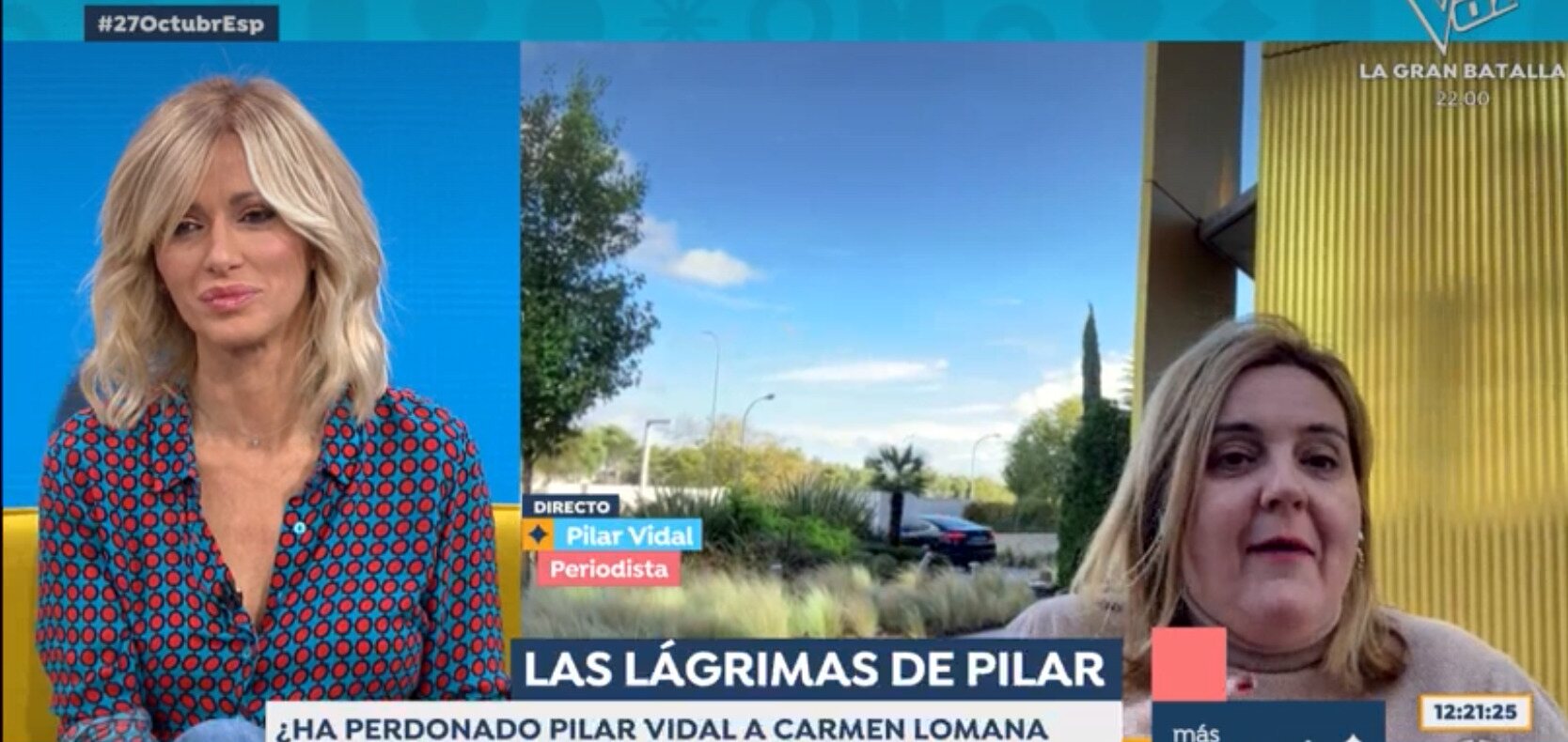 Susanna Griso y Pilar Vidal en 'Espejo público'