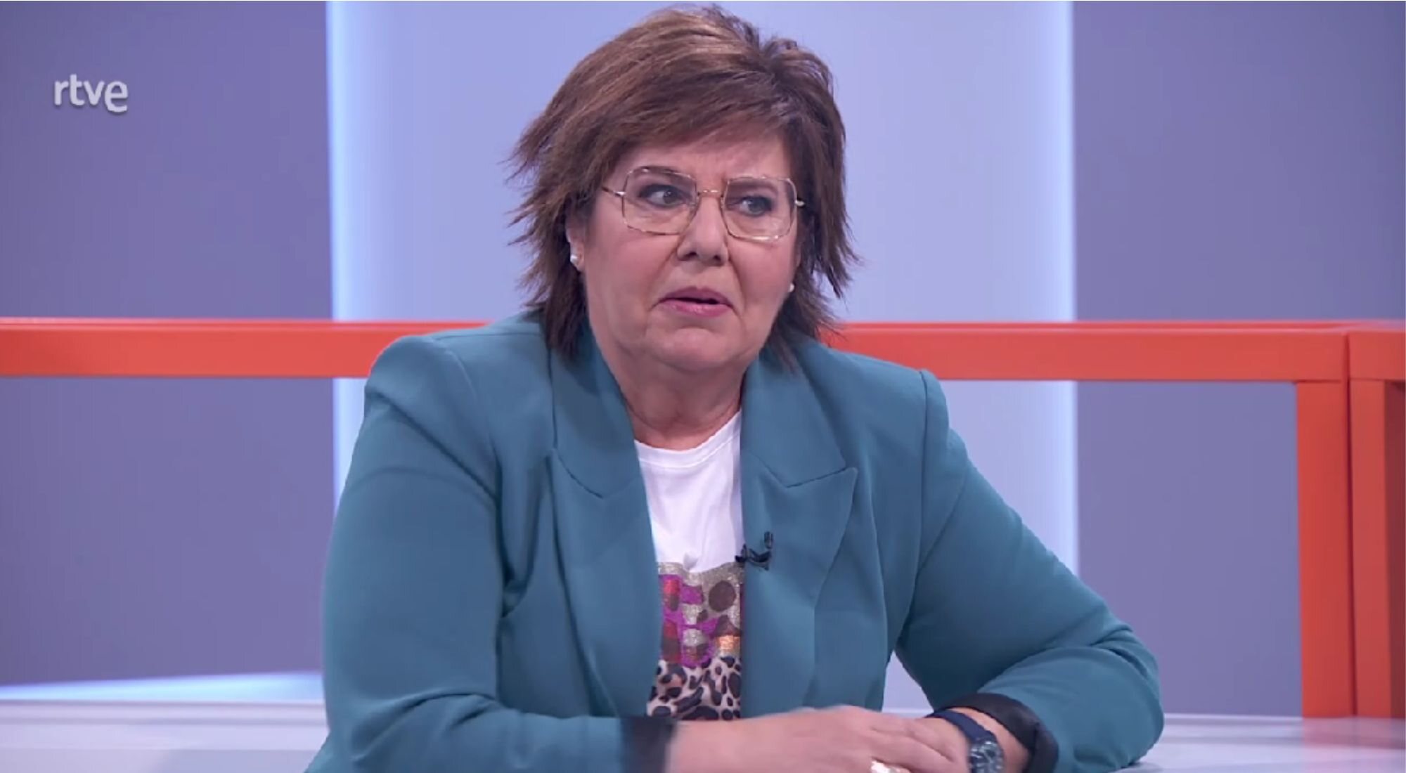 María Escario en 'RTVE responde'