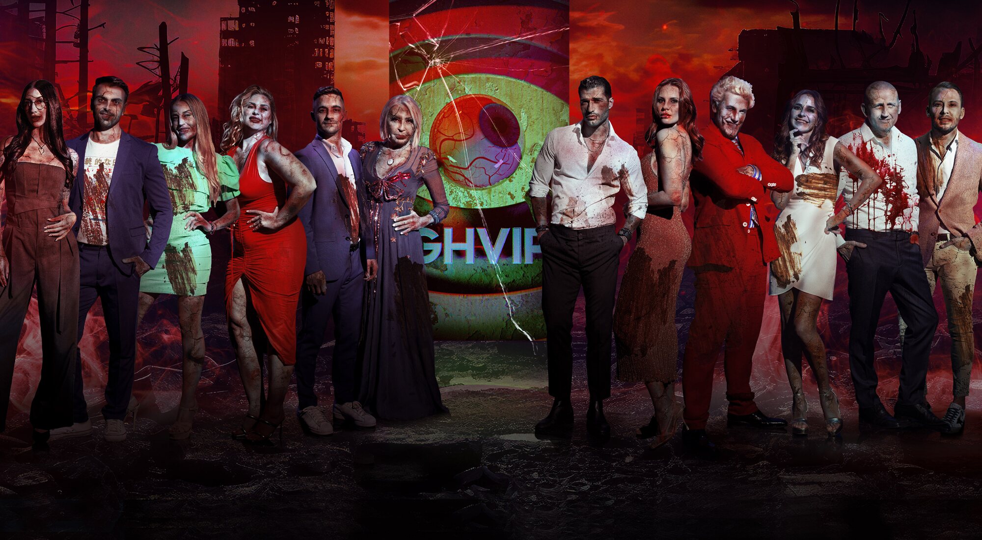 Los concursantes de 'GH VIP 8', caracterizados para la noche de Halloween