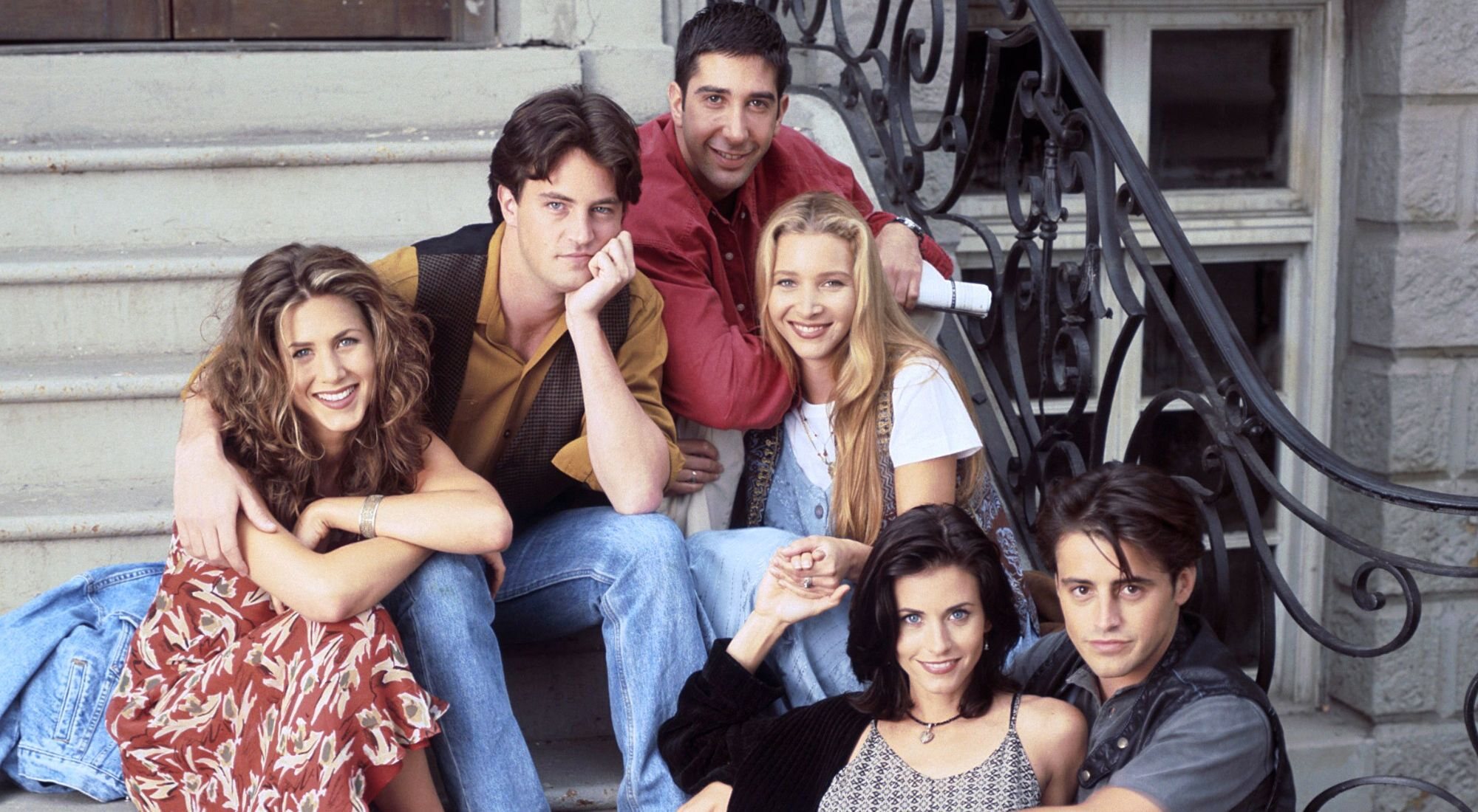 Matthew Perry y sus compañeros de &#39;Friends&#39;