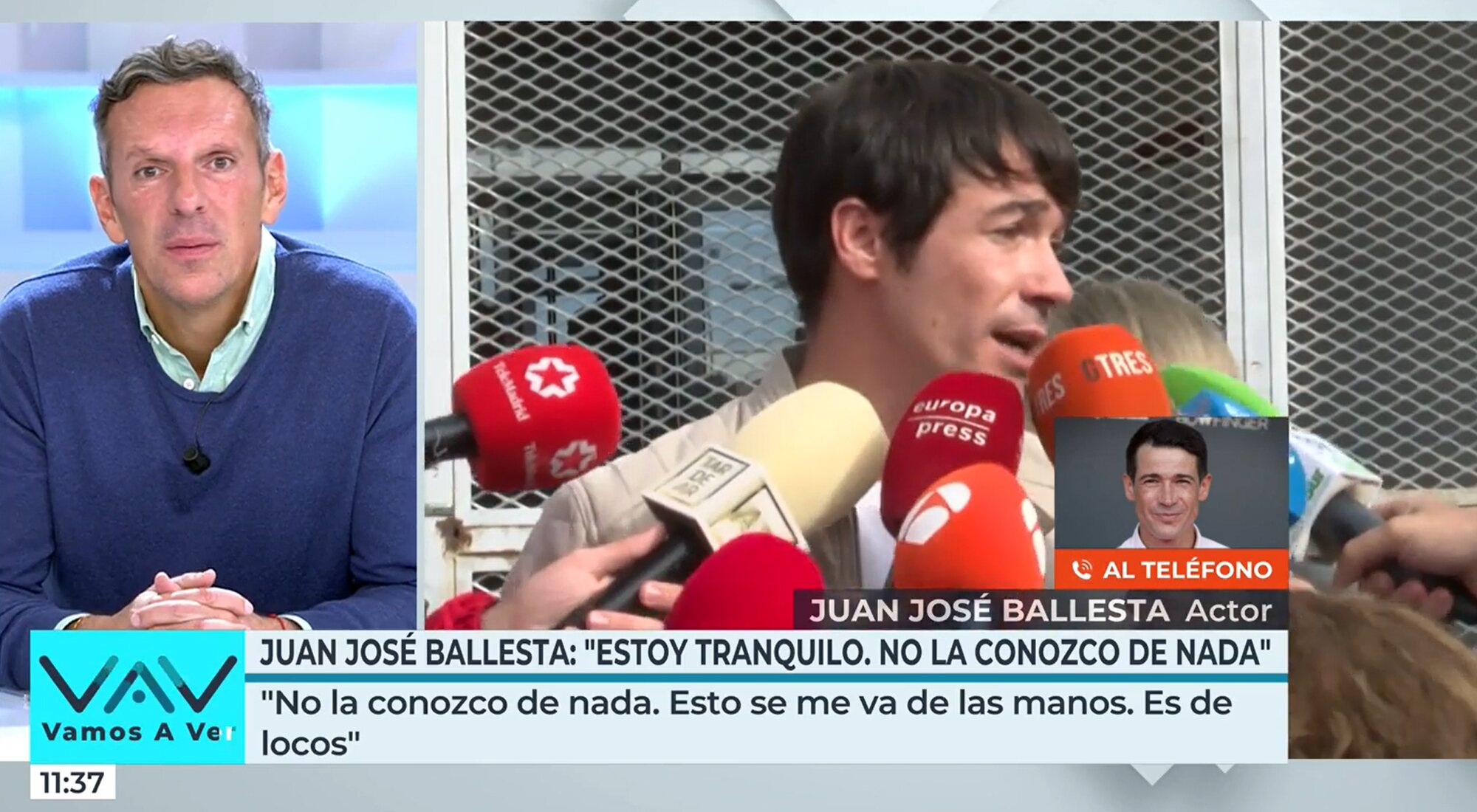 Joaquín Prat entrevista a Juan José Ballesta en 'Vamos a ver'