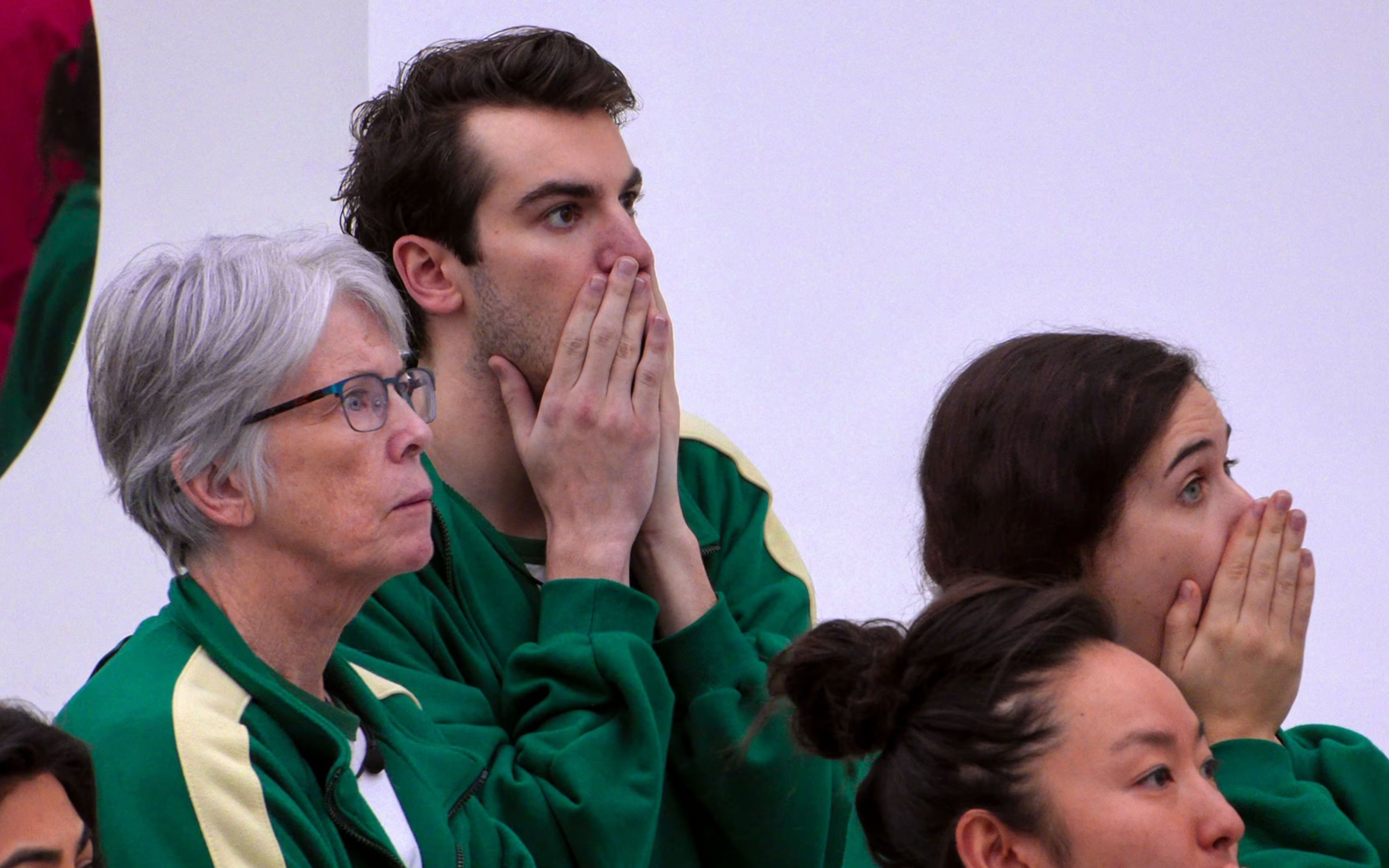 Concursantes de 'El juego del calamar: El desafío', durante el rodaje