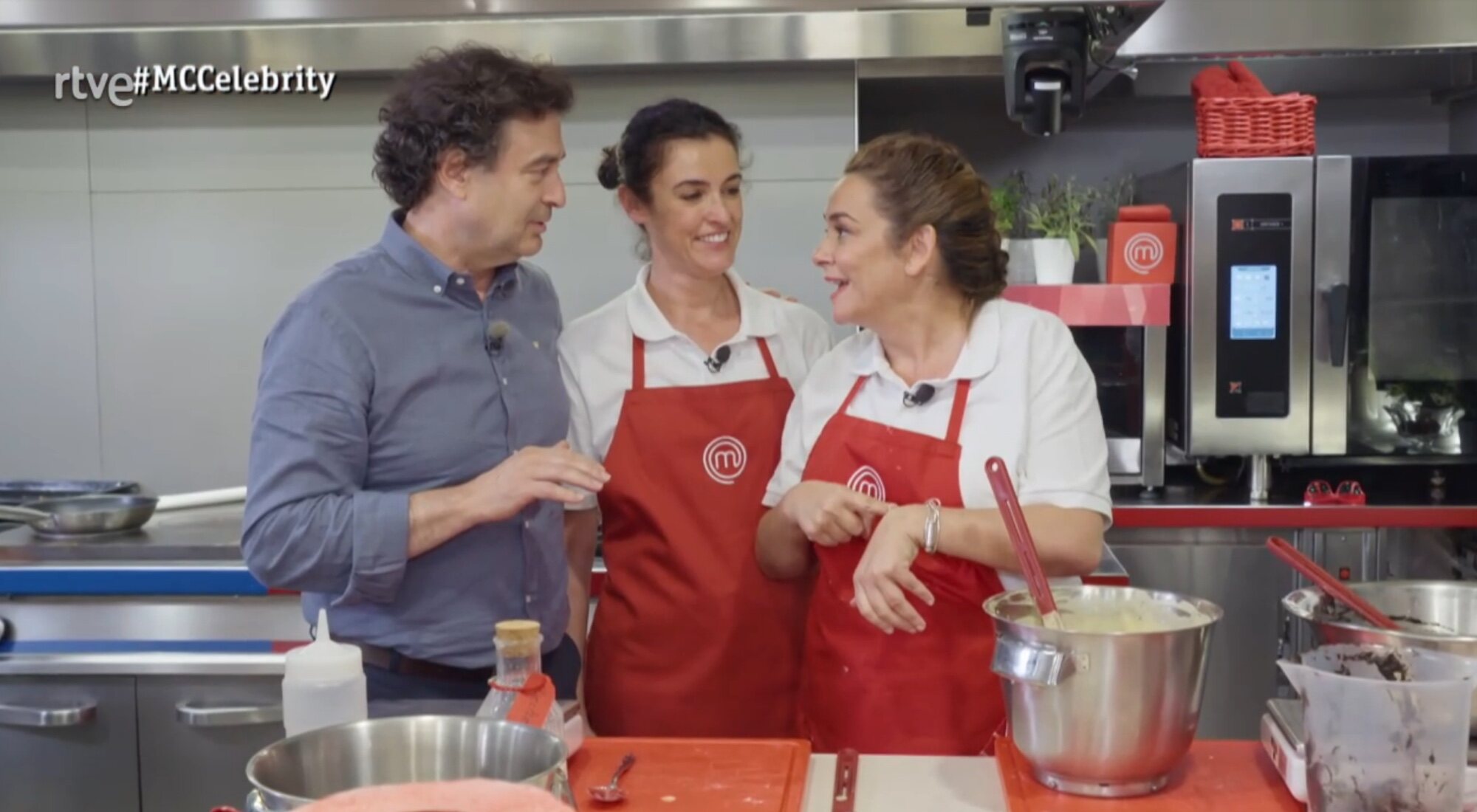 Pepe Rodríguez, Blanca Romero y Toñi Moreno en 'MasterChef Celebrity 8'