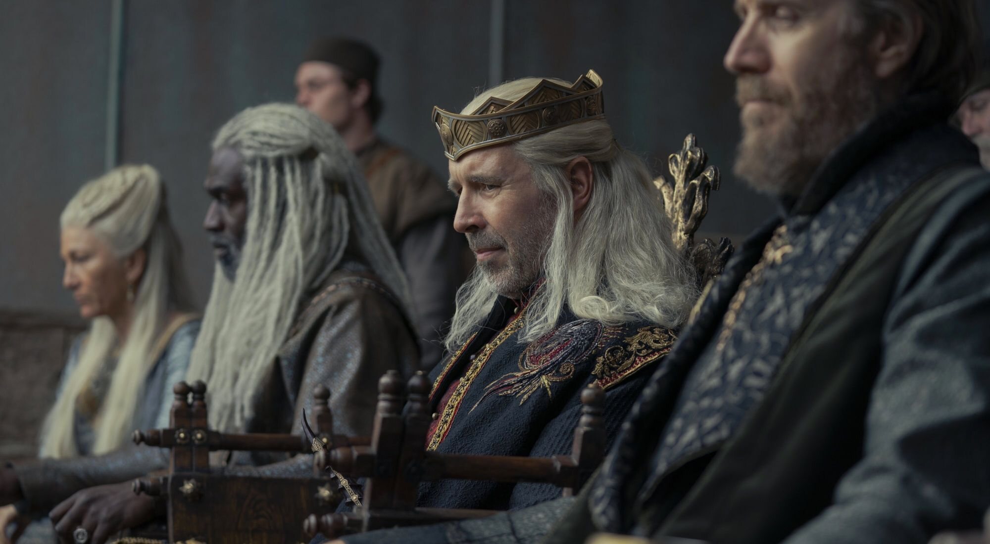 El rey Viserys Targaryen en 'La Casa del Dragón'