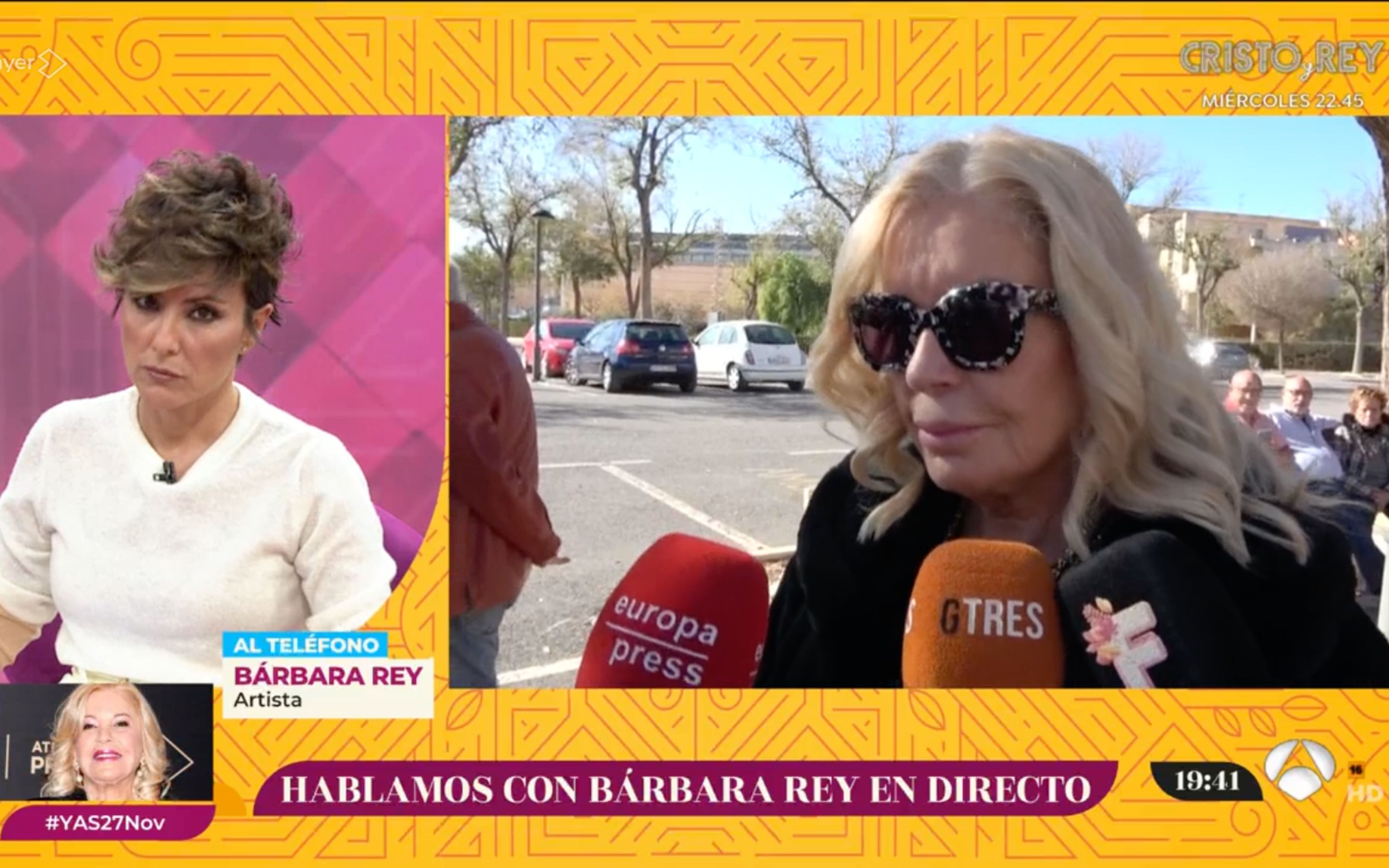 Sonsoles Ónega hablando con Bárbara Rey en 'Y ahora, Sonsoles'