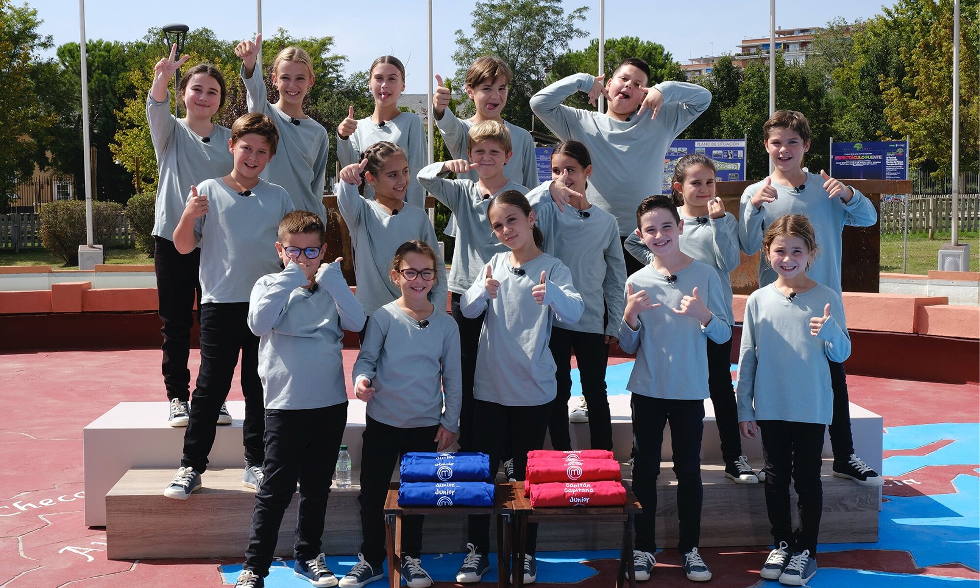 Los aspirantes a 'MasterChef Junior 10' en exteriores