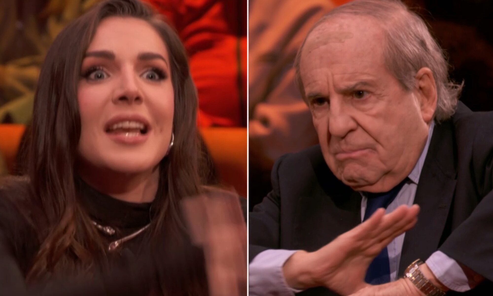 Inés Hernand y José María García, en 'No sé de qué me hablas'