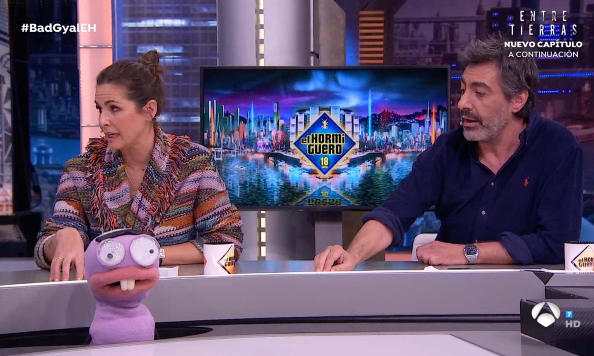 Nuria Roca y Juan del Val, en 'El hormiguero'