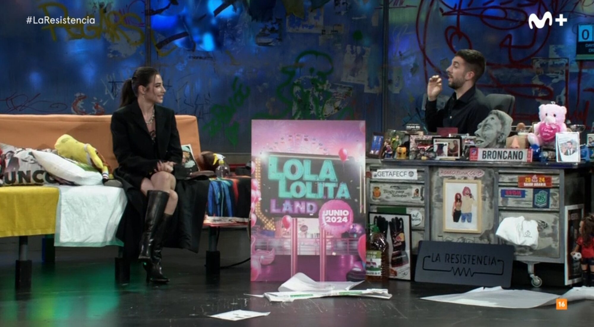 Lola Lolita y David Broncano en 'La resistencia'