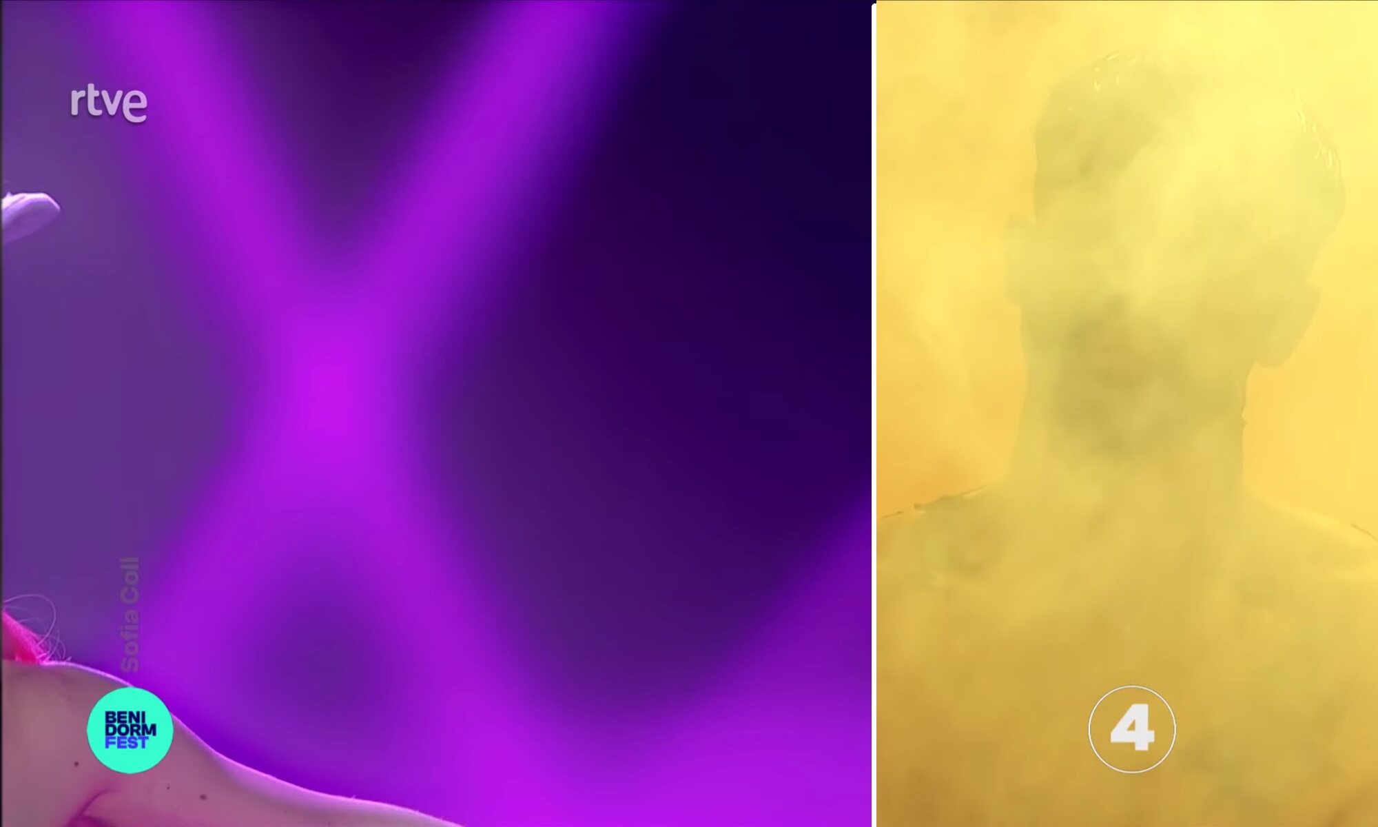 El plano de Sofía Coll y el de Jorge González