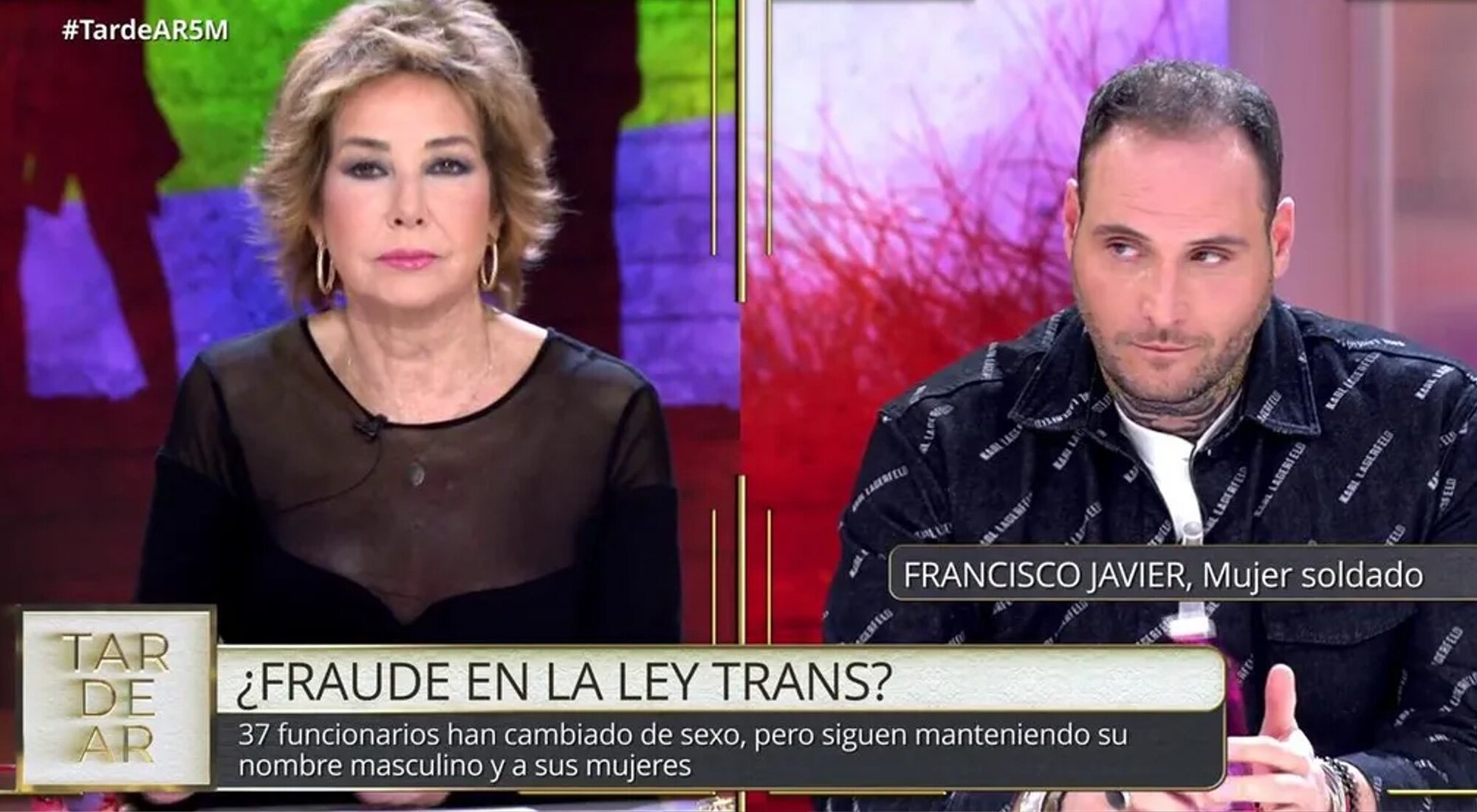 Ana Rosa Quintana entrevista en 'TardeAR' al militar Franscico Javier