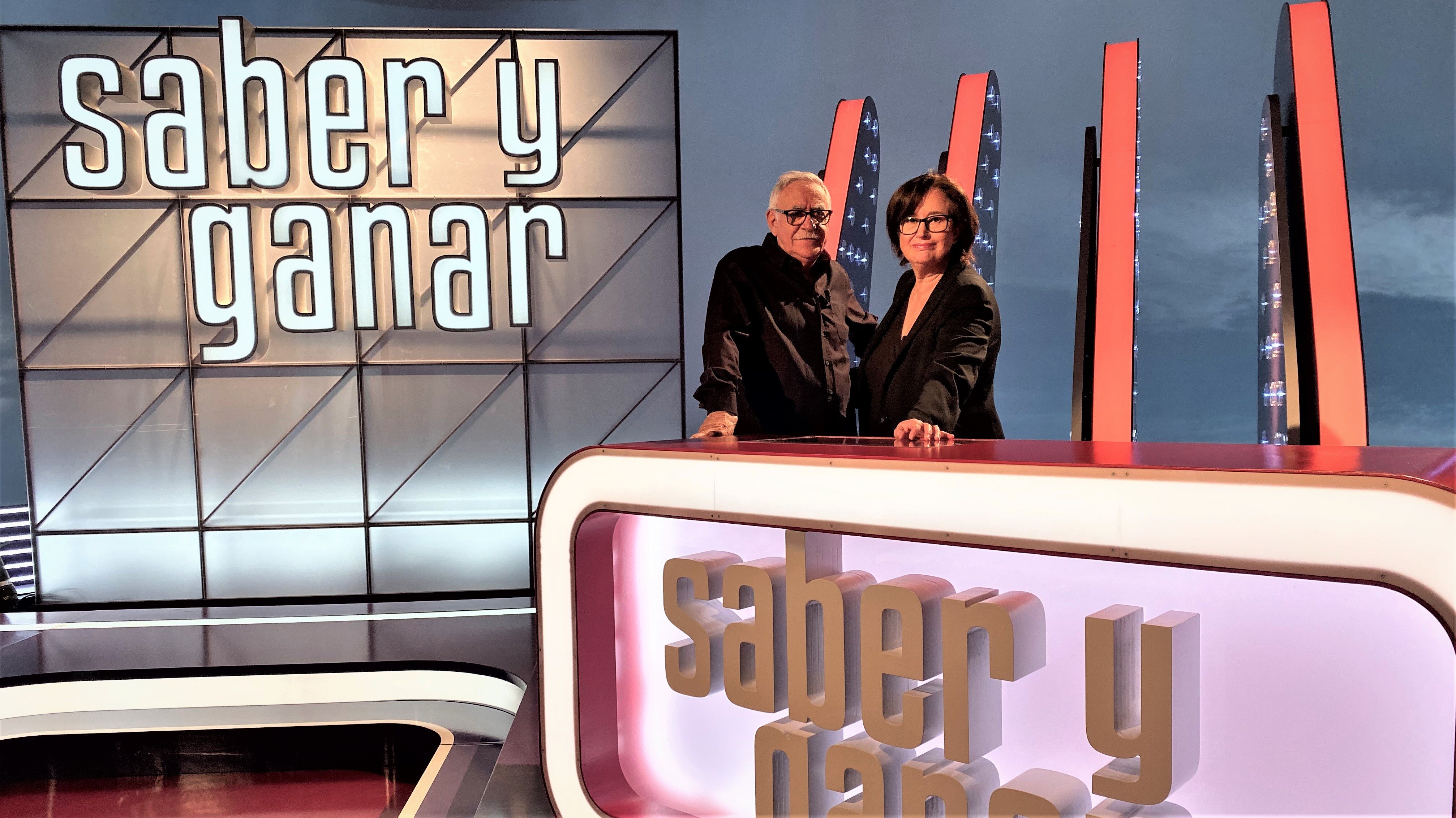 Juanjo Cardenal y Elisenda Roca en 'Saber y ganar' 