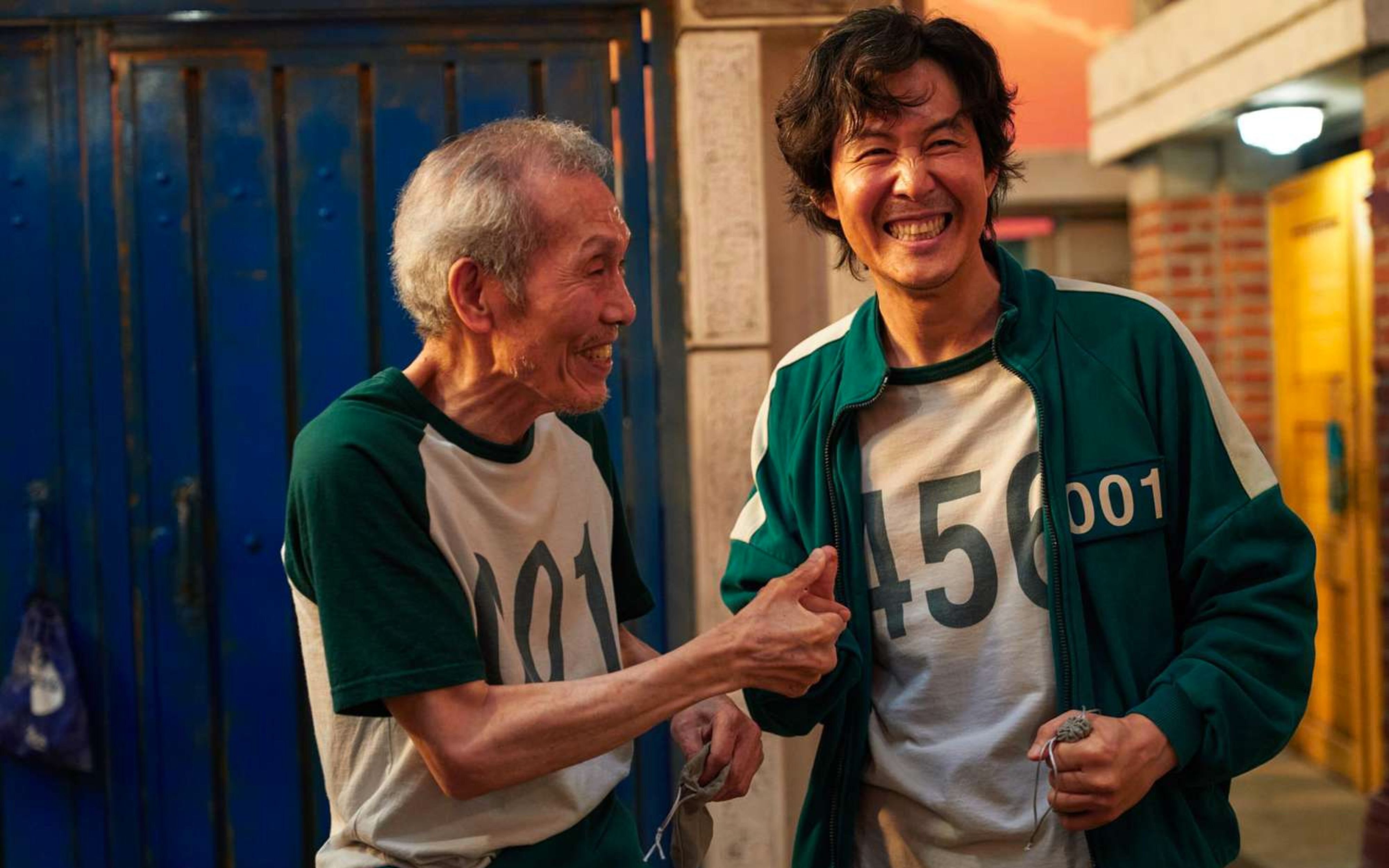 Oh Young-soo y Lee Jung-jae en 'El juego del calamar'