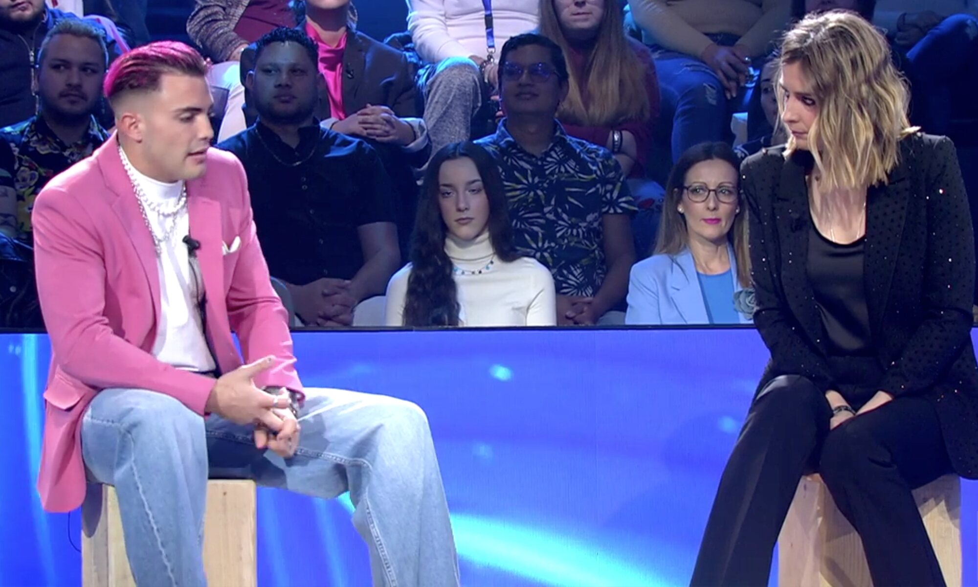 Julen durante la entrevista con Sandra Barneda