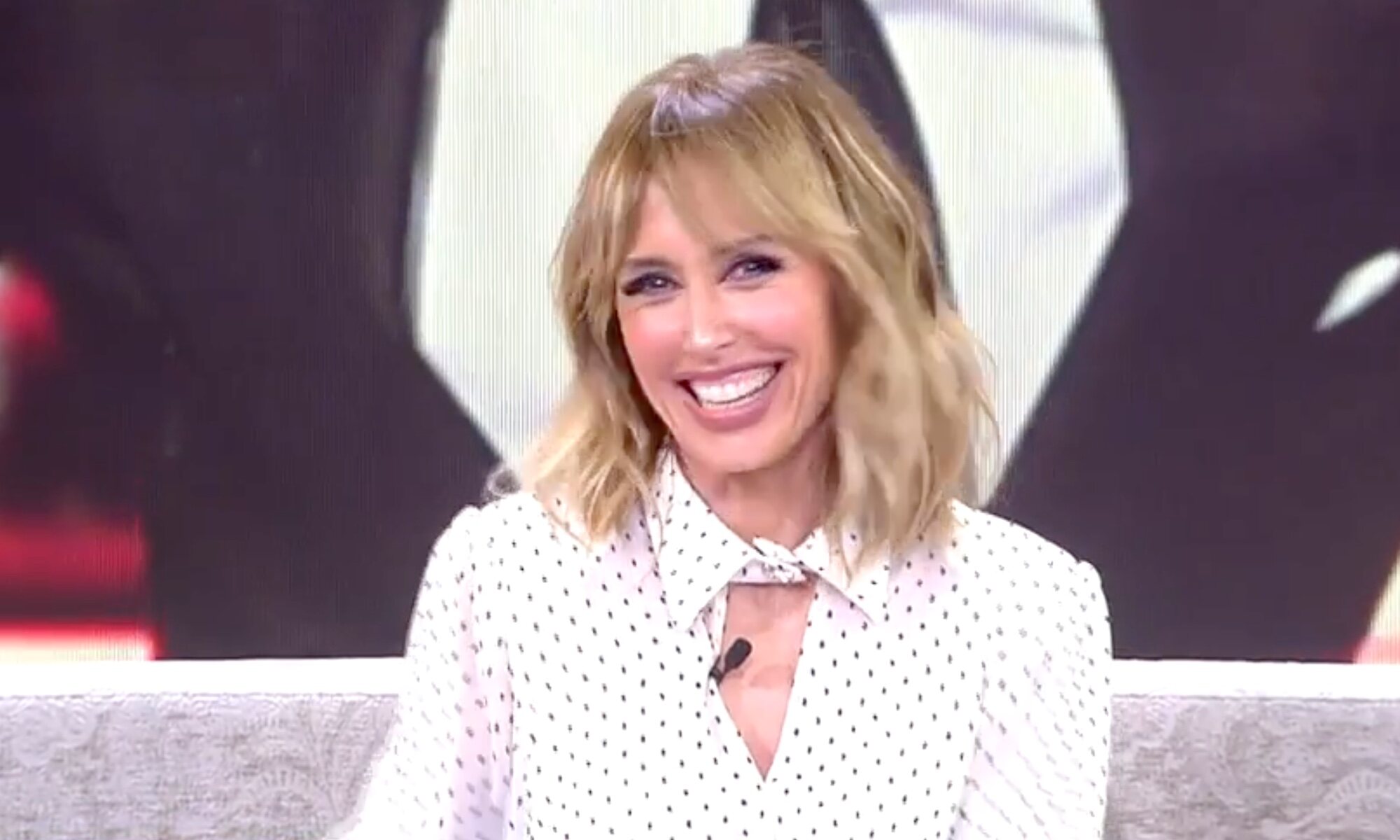 Emma García recordando el momento