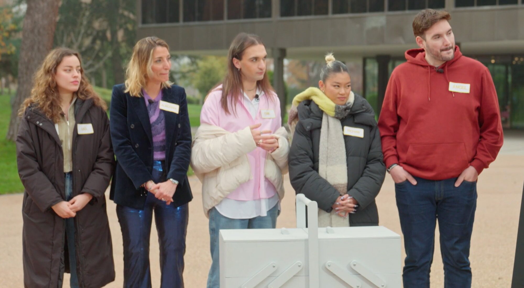 Ana, Almudena, Erik, Yichan y Ángel en la semifinal de &#39;Maestros de la costura 6&#39;