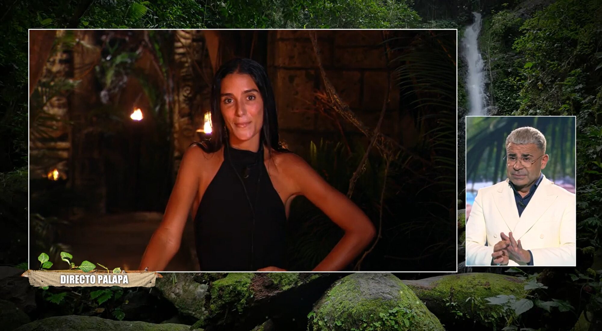 Jorge Javier charla con Claudia Martínez en 'Supervivientes 2024'