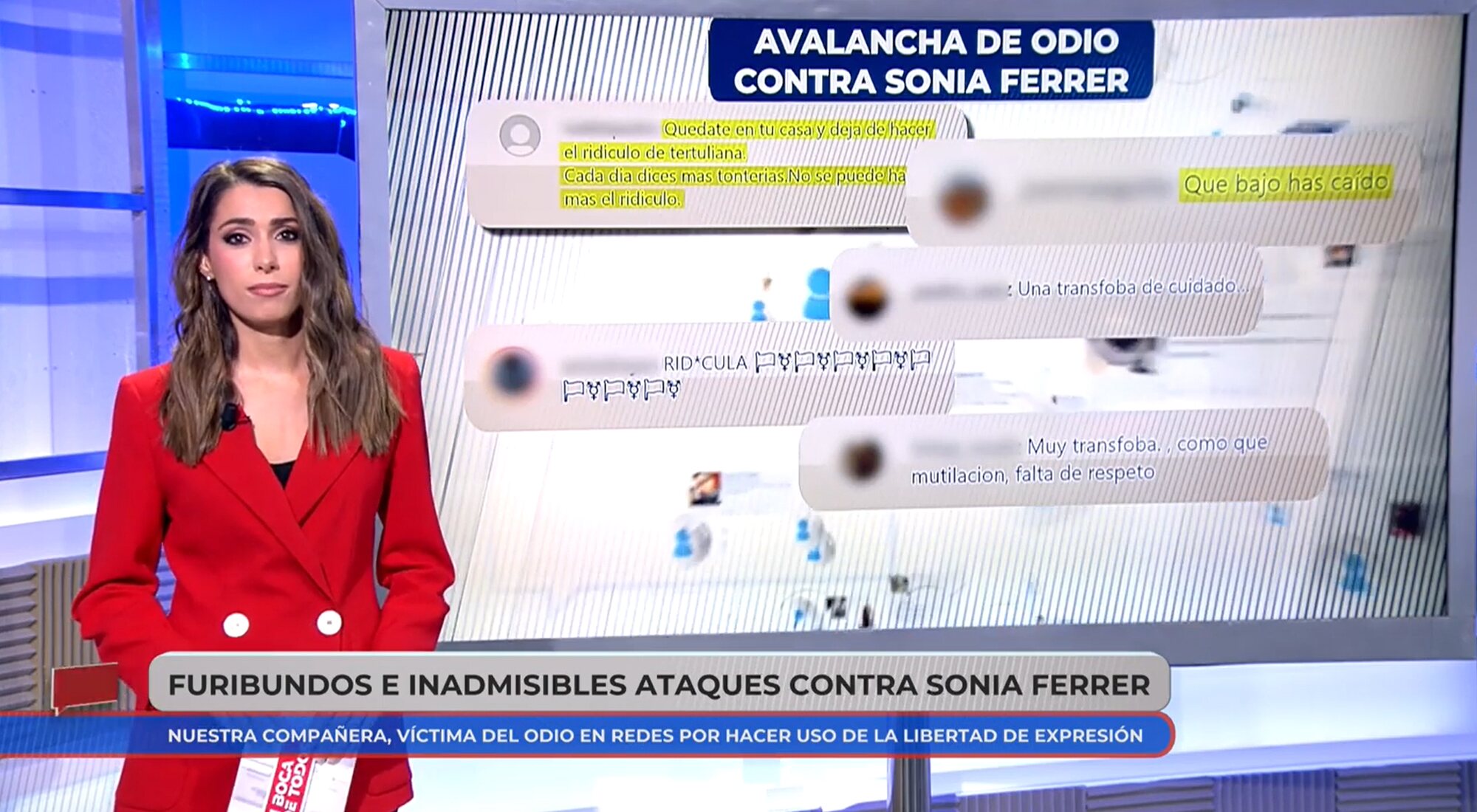 'En boca de todos' expone algunos comentarios que recibió Sonia Ferrer tras su debate con Amor Romeira