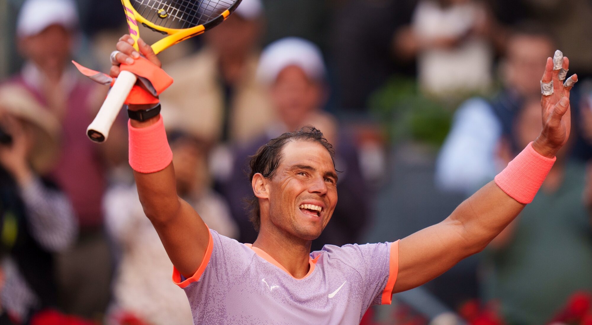 Rafa Nadal en el Mutua Madrid Open