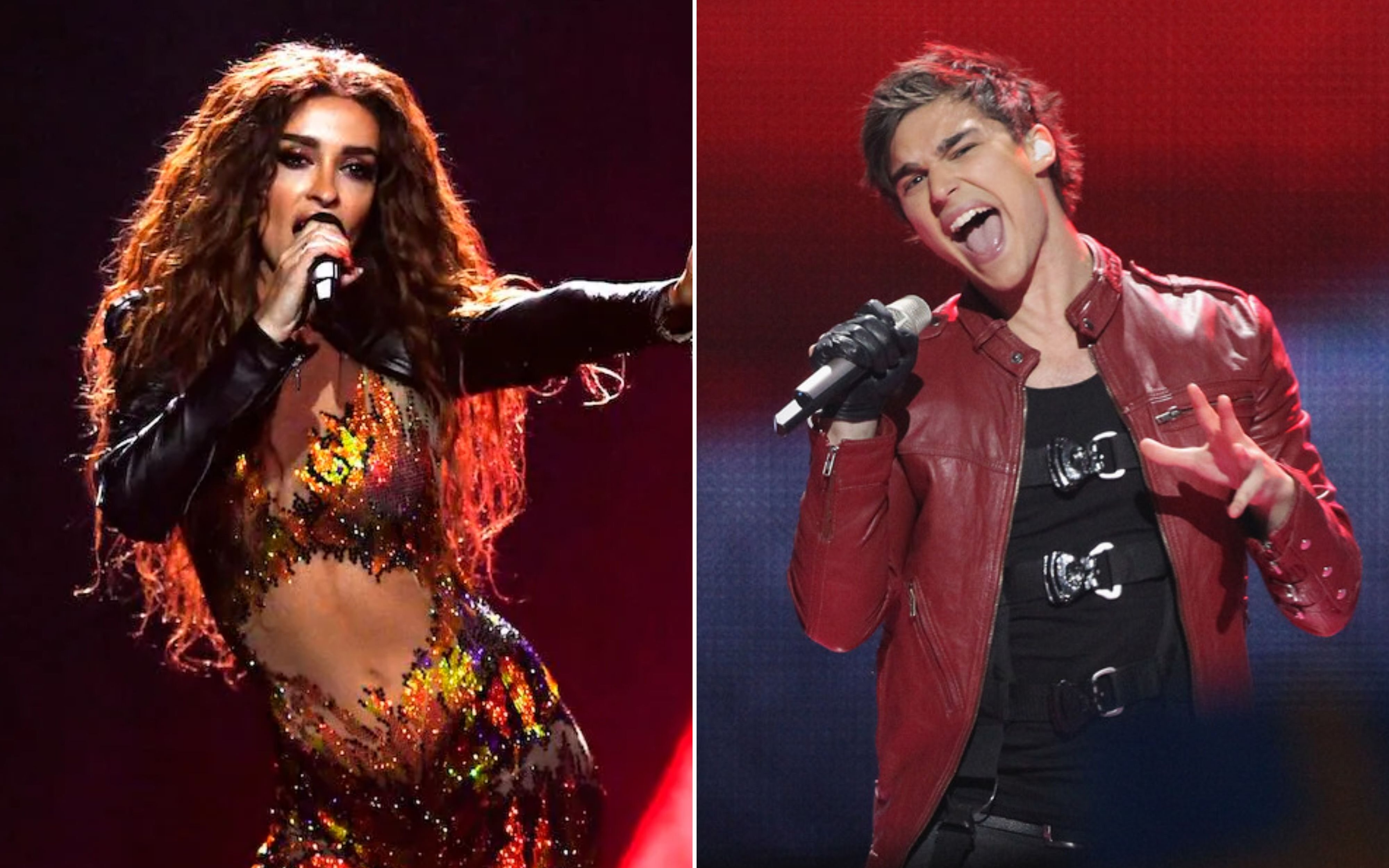 Eleni Foureira y Eric Saade