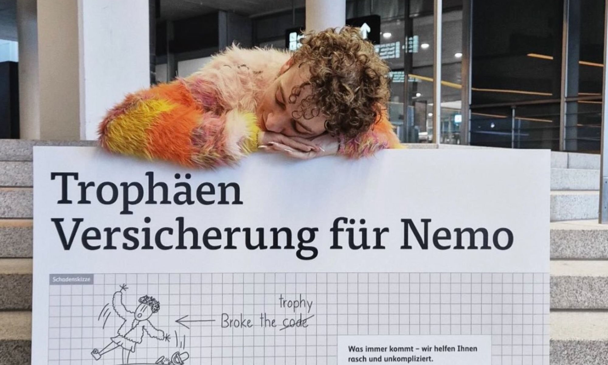 Nemo con su seguro para trofeos