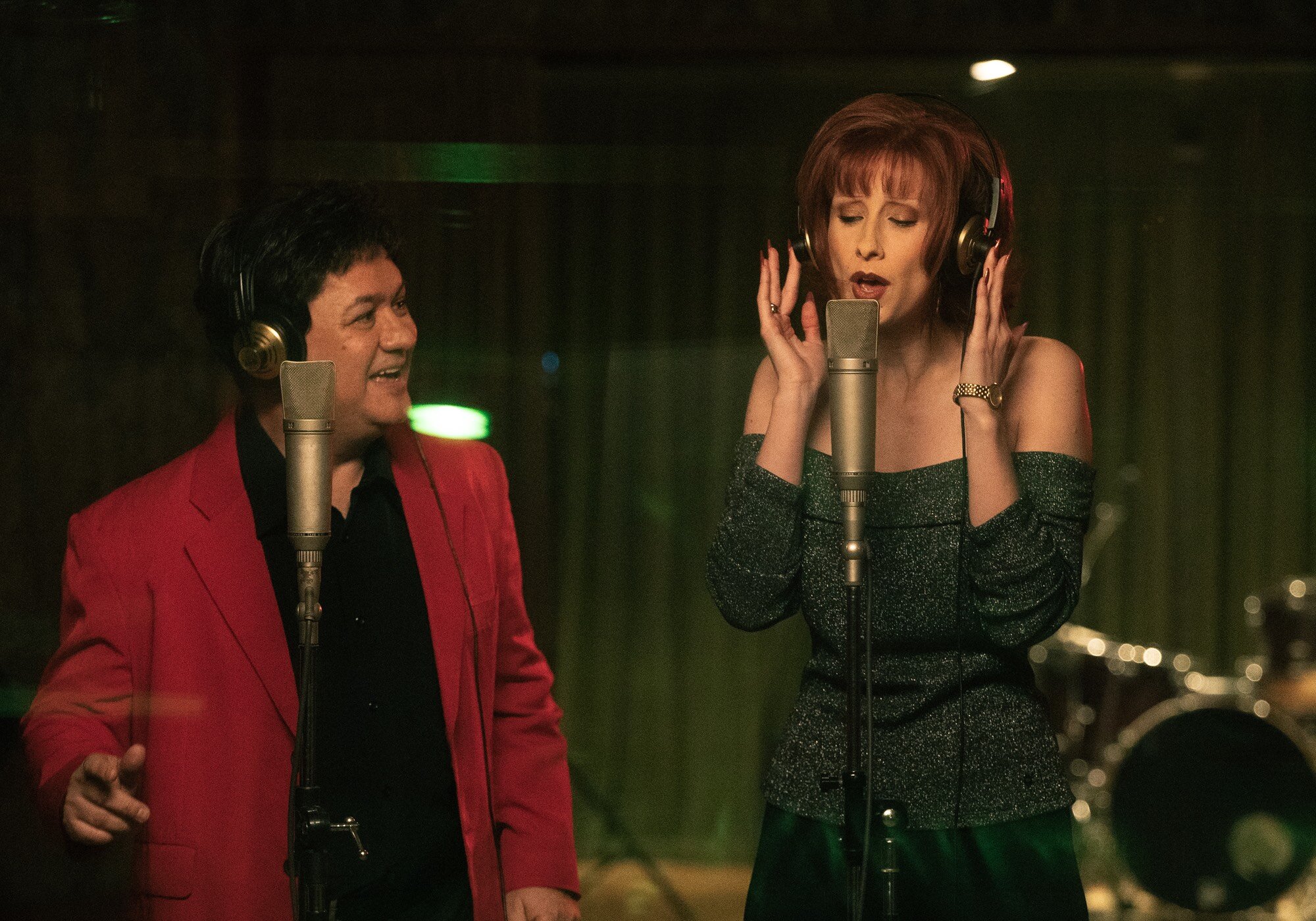 Secun de la Rosa como Leonardo Dantés e Ingrid García Jonsson como Tamara, en 'Superestar'