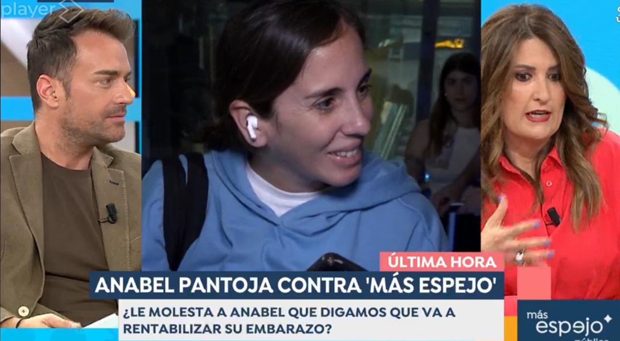 Miguel Valls y Laura Fa hablando sobre Anabel Pantoja en 'Espejo Público'