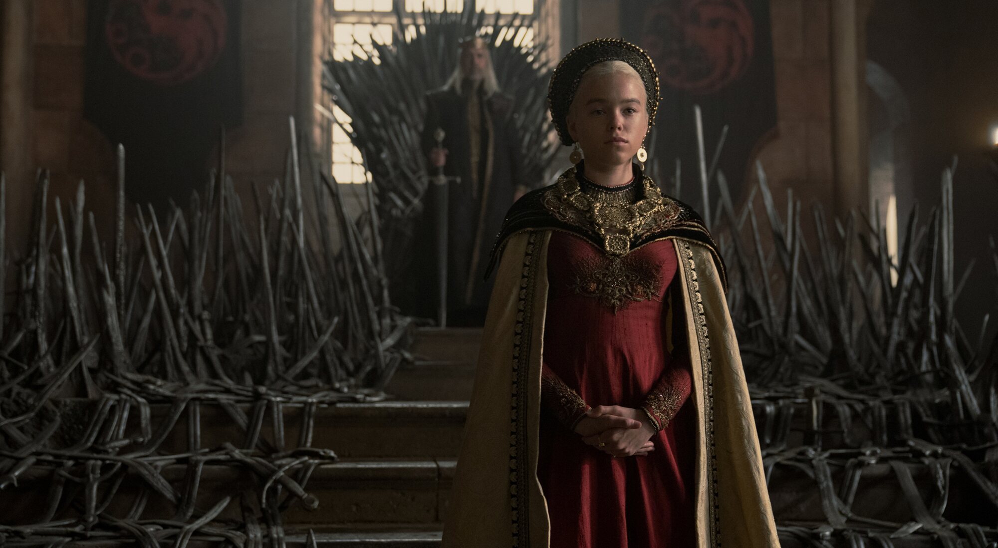 Viserys y Rhaenyra en &#39;La Casa del Dragón&#39;