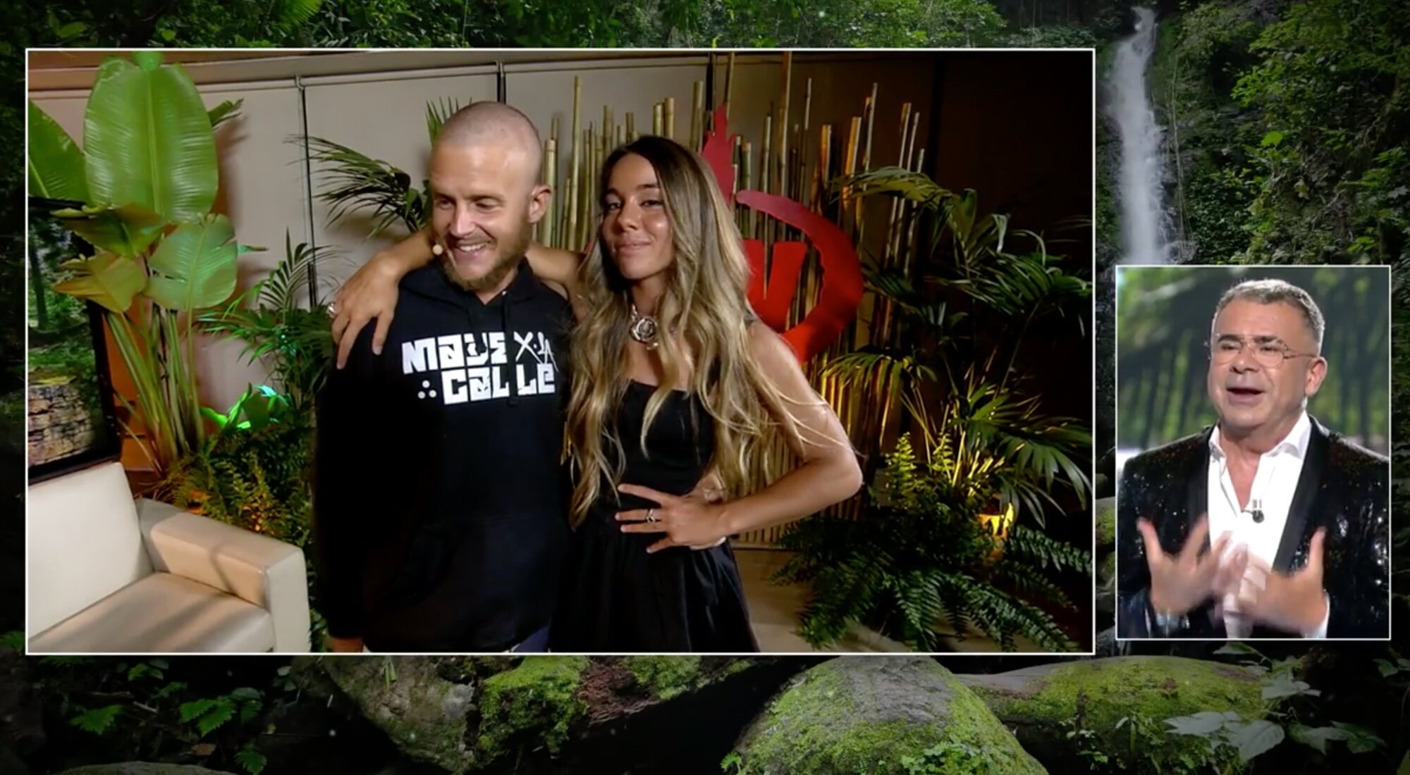 Arkano, Alazne Aurrekoetxea y Jorge Javier Vázquez en 'Supervivientes 2024'