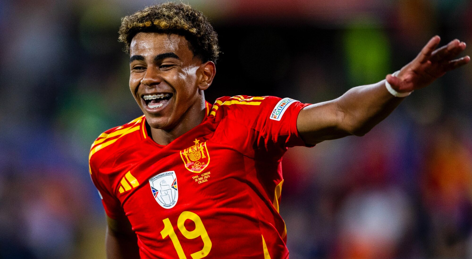 Lamine Yamal en el España-Georgia