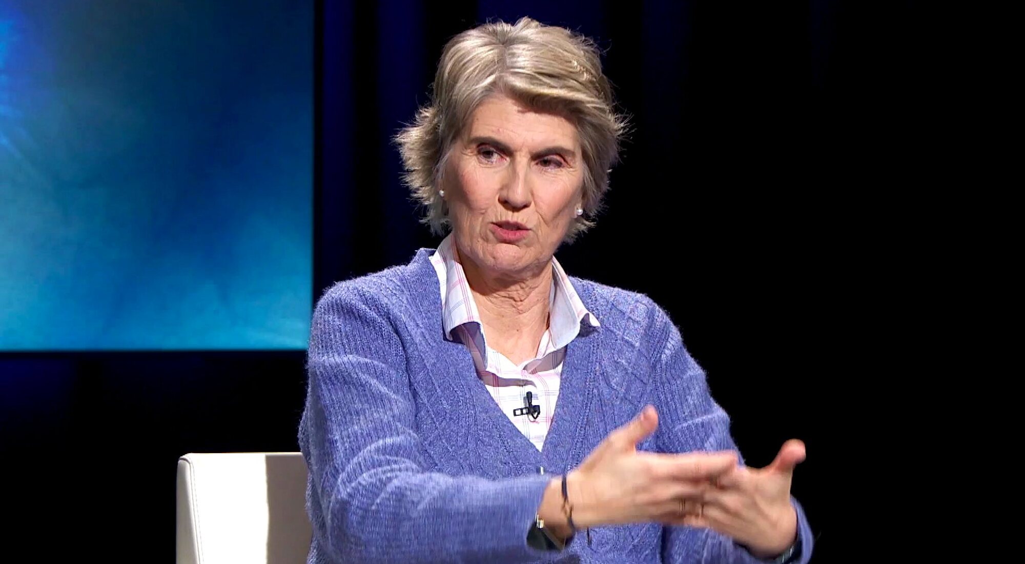 Paloma del Río en la presentación del documental &#39;Javier Fernández. Rompiendo el hielo&#39;