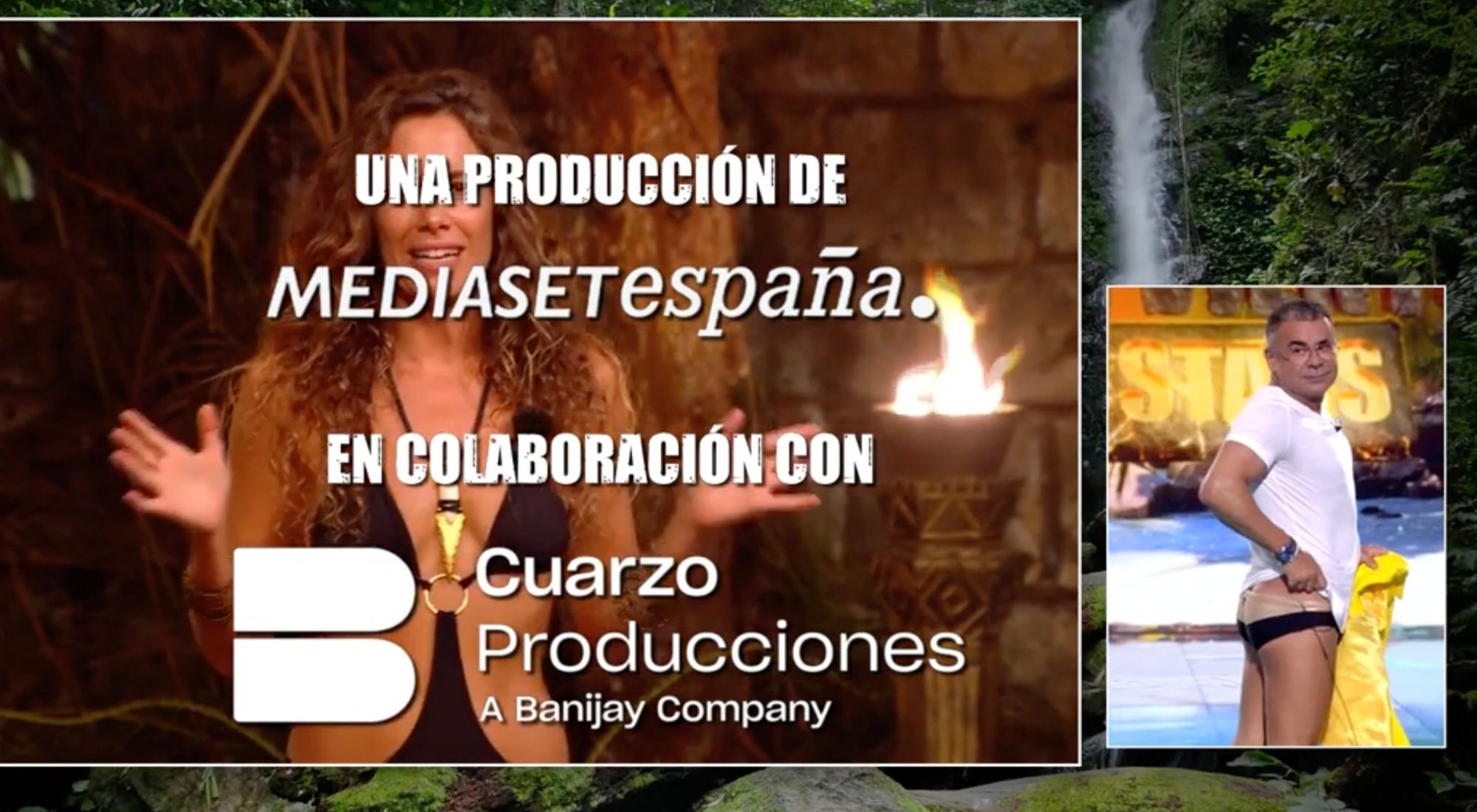 Jorge Javier Vázquez segundos antes de que Telecinco cortara la emisión