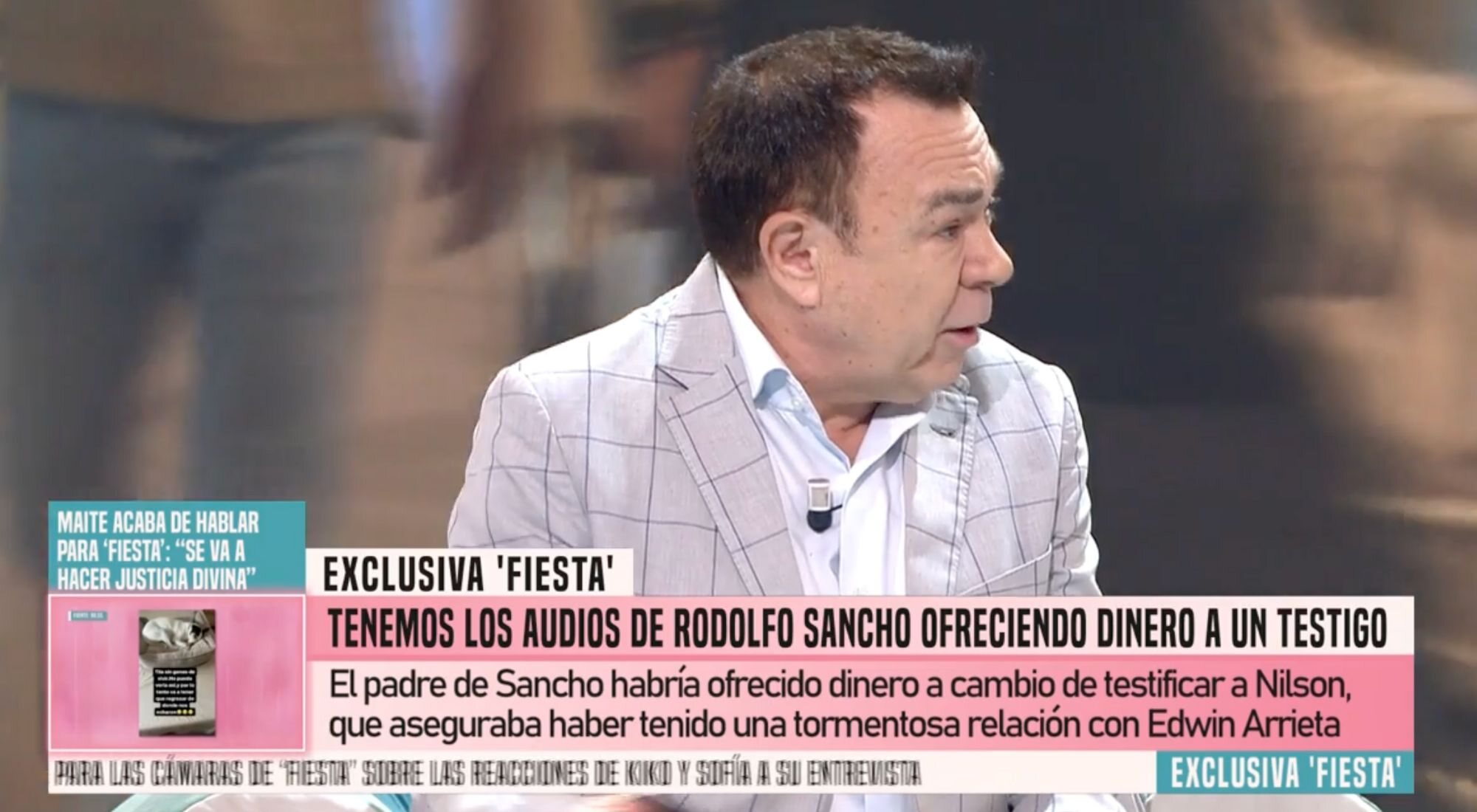 Juan Luis Galiacho habla en &#39;Fiesta&#39; sobre los audios de Rodolfo Sancho