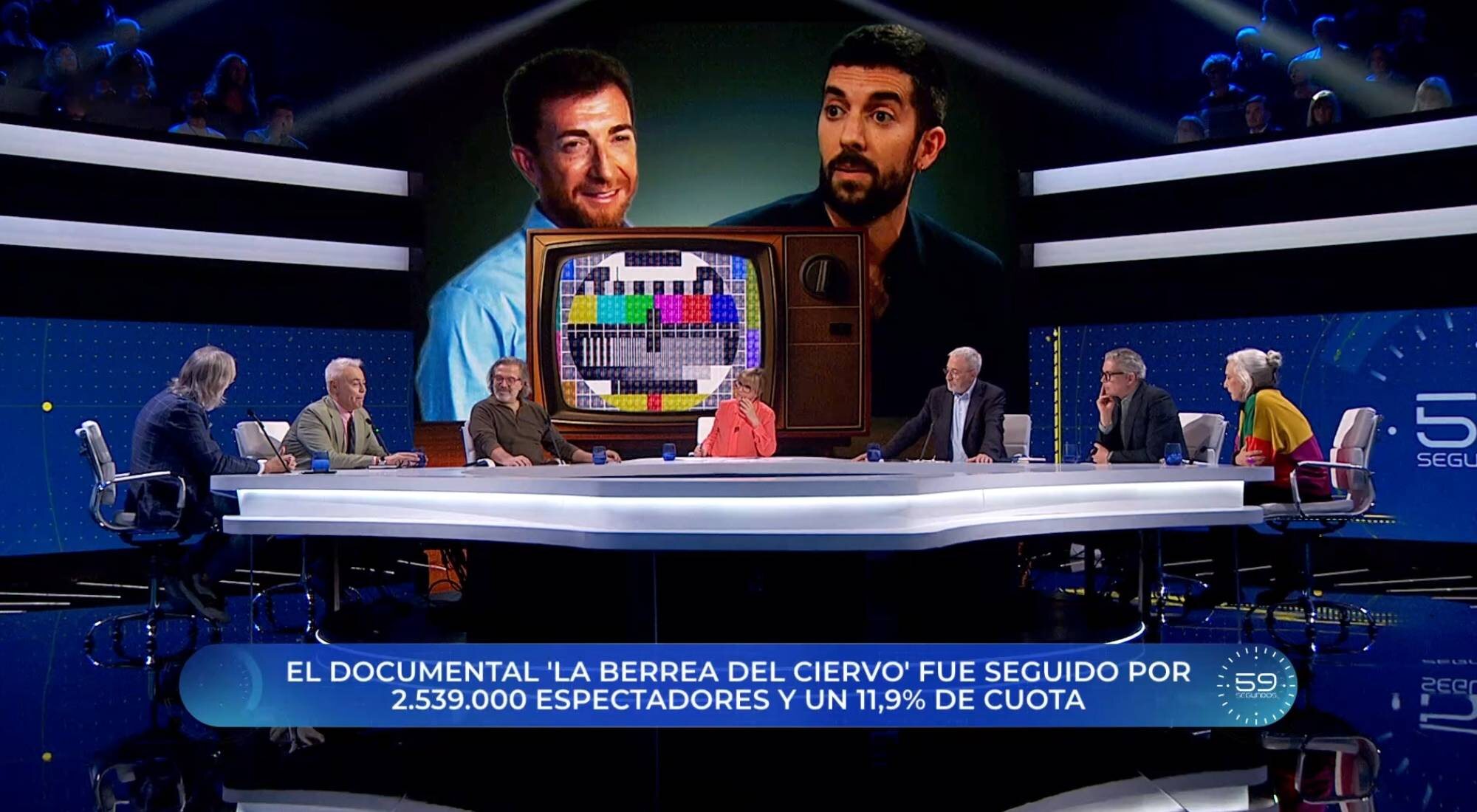 '59 segundos' debate sobre la rivalidad entre 'La revuelta' y 'El hormiguero'