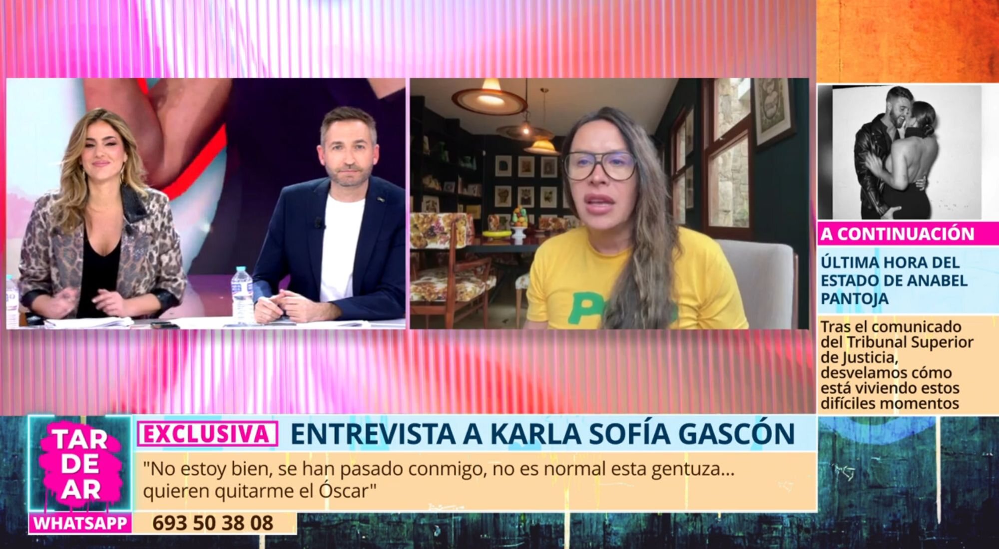 Entrevista a Karla Sofía Gascón en 'Tardear'