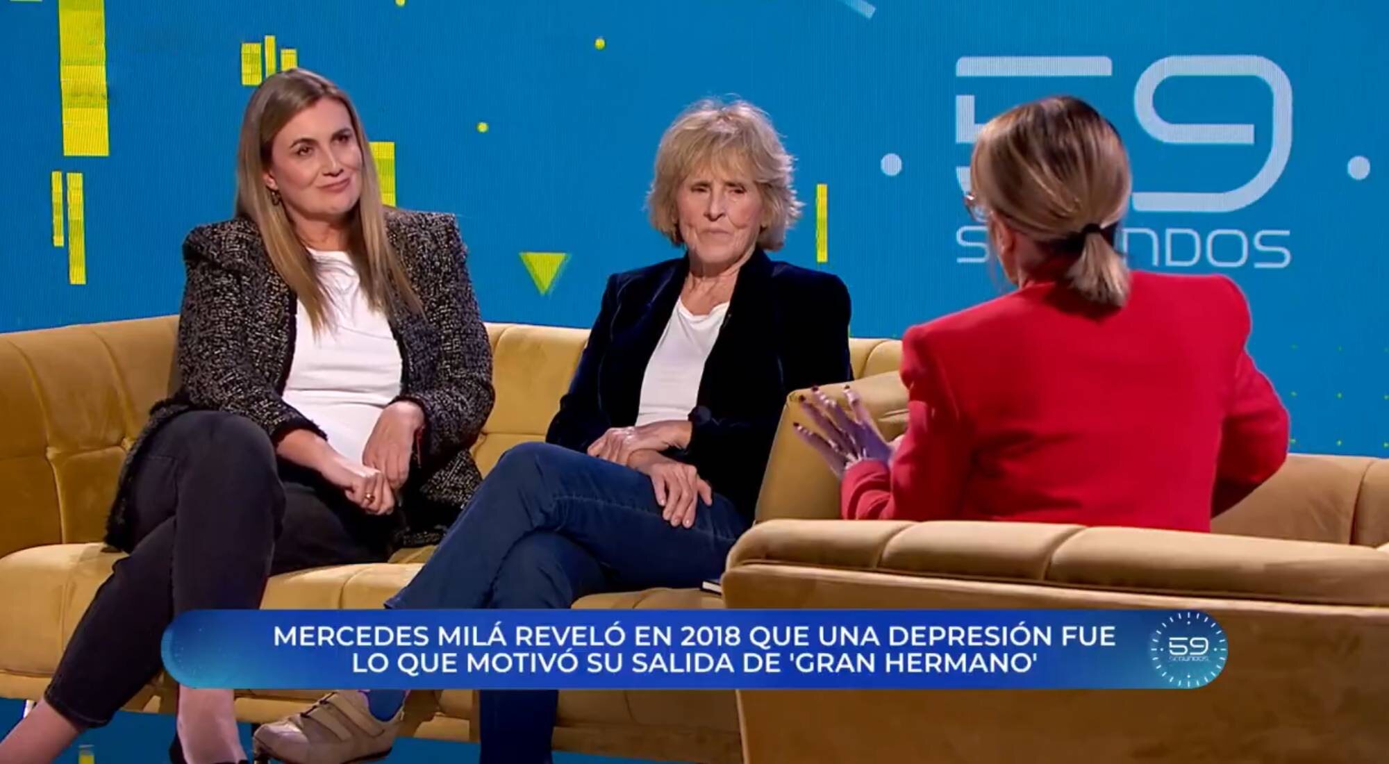 Carlota Corredera, Mercedes Milá y Gemma Nierga en &#39;59 segundos&#39;