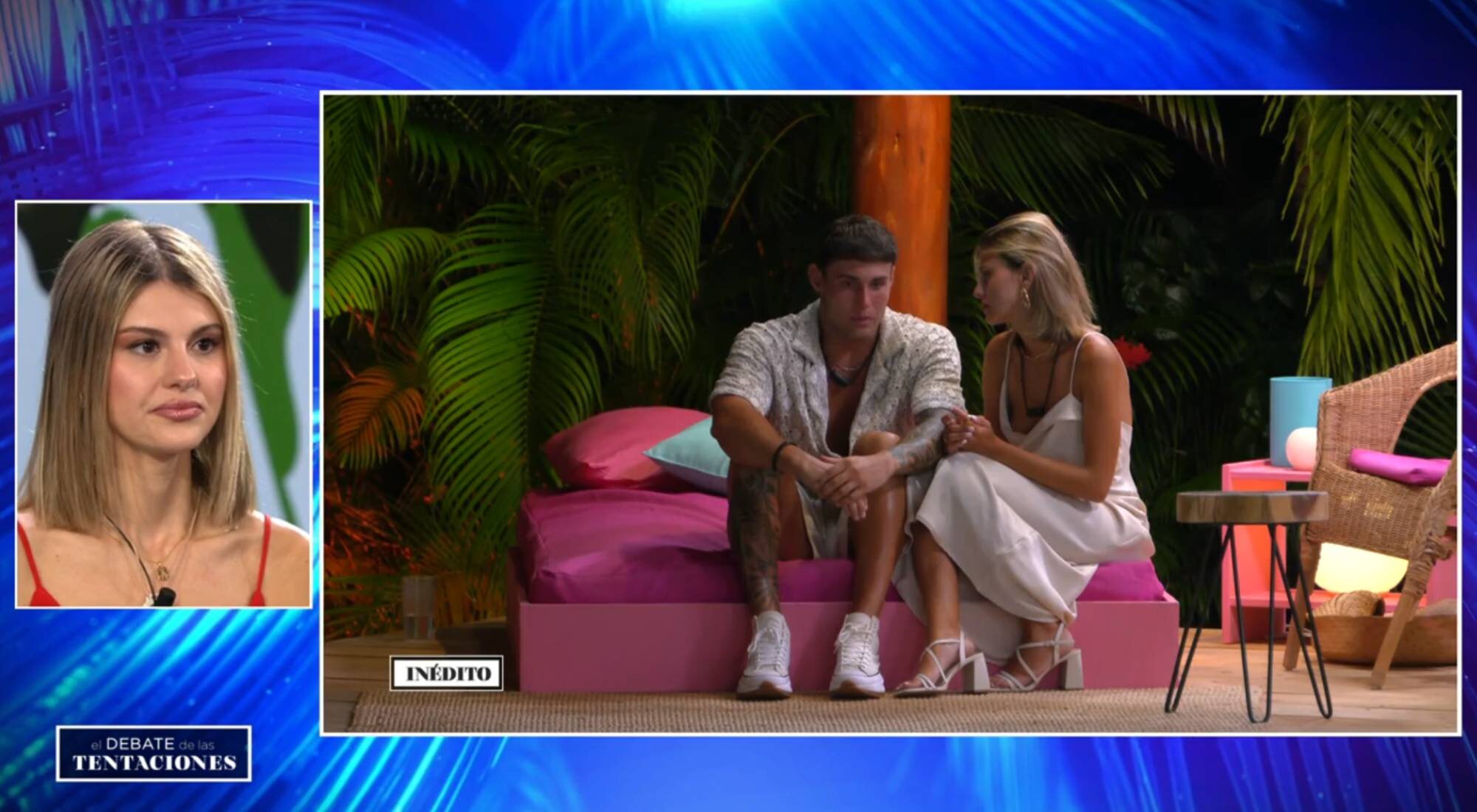 Andrea recuerda cómo se despidió a solas de Borja en 'El debate de las tentaciones'