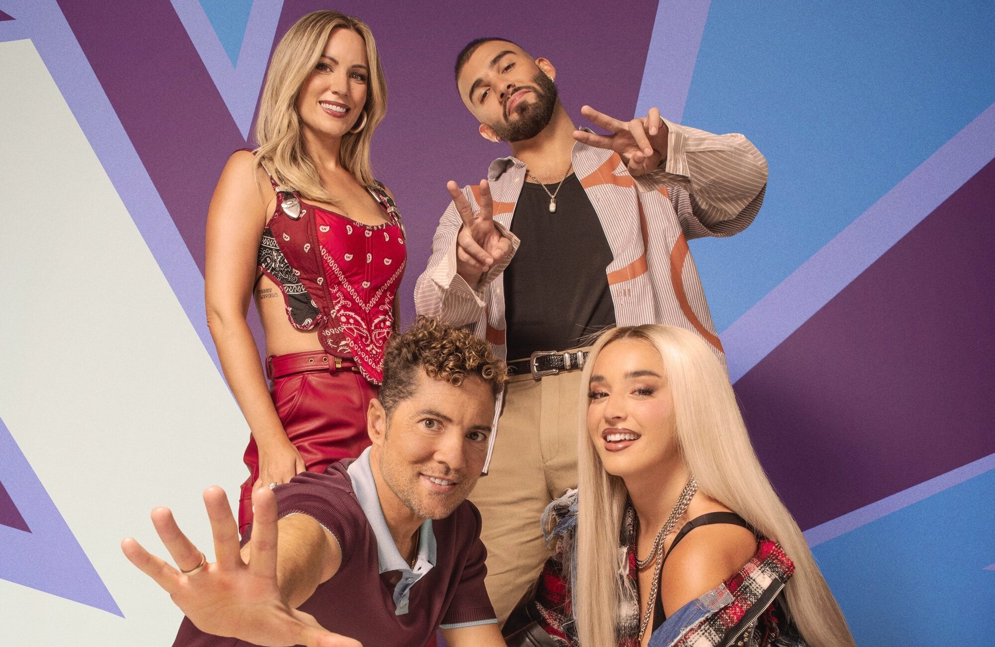 Edurne y Manuel Turizo se unen al equipo de coaches de &#39;La Voz Kids&#39; con los repetidores David Bisbal y Lola Índigo