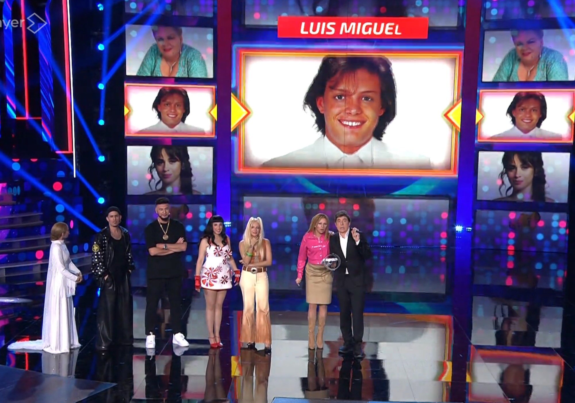 Momento del pulsador en la Gala 1 de 'Tu cara me suena'