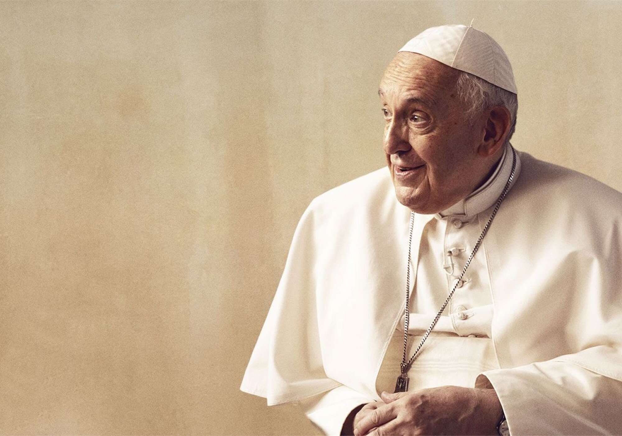 Imagen del papa Francisco en 'Amen: Francisco responde'
