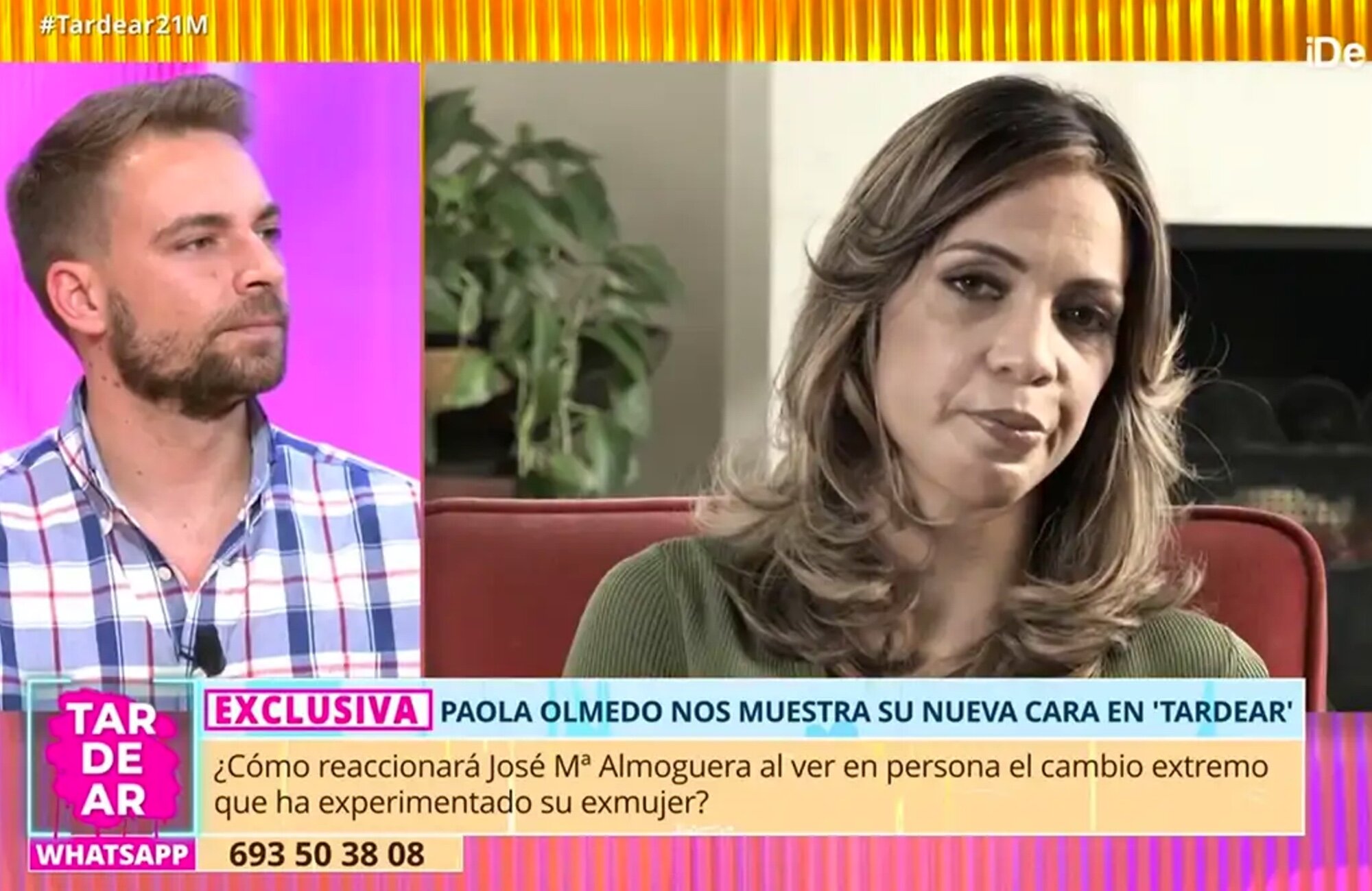 José María Almoguera en el plató de &#39;Tardear&#39;