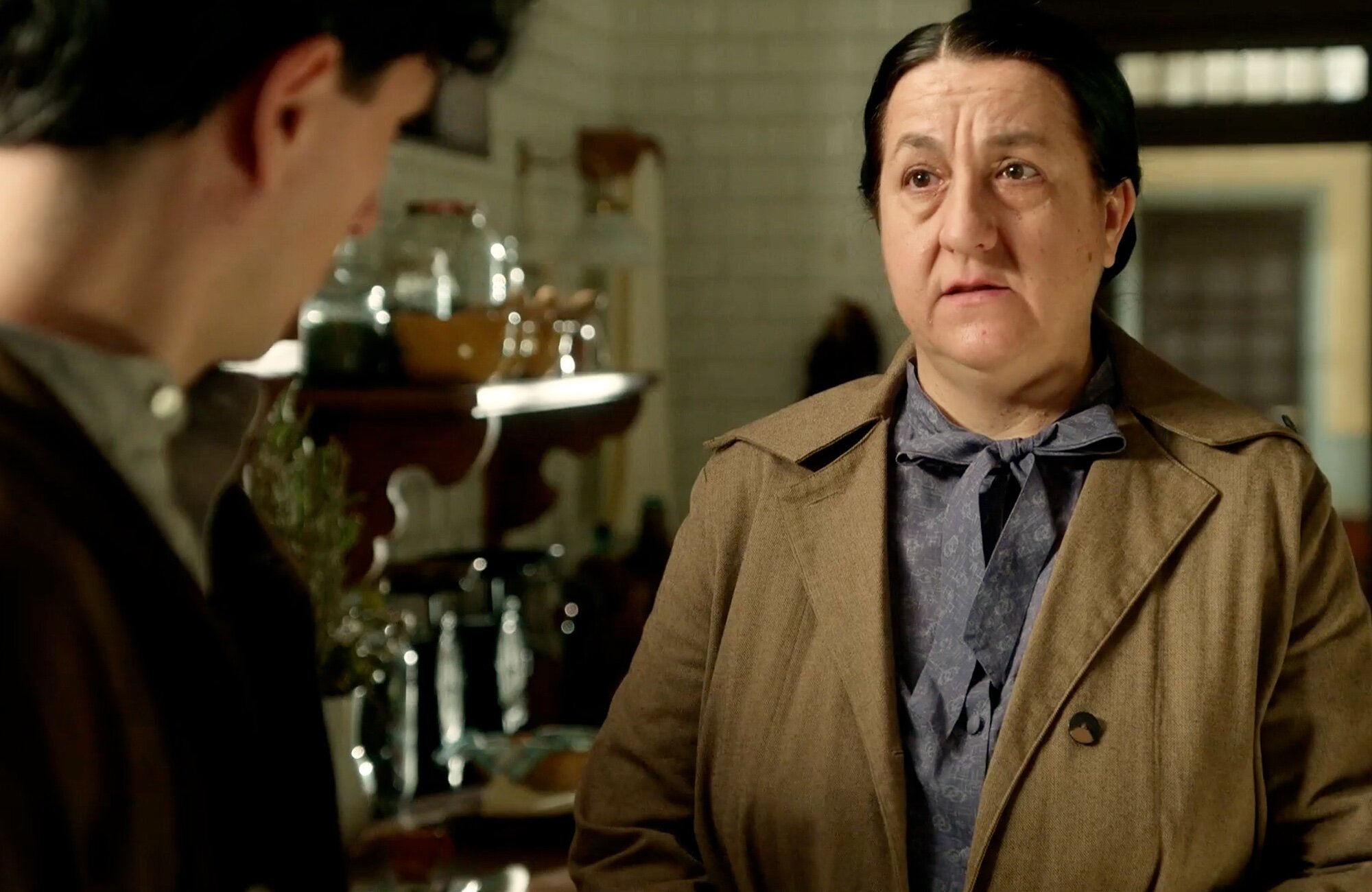 Toño habla con Simona en &#39;La promesa&#39;